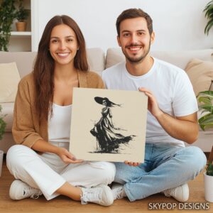 Skeleton Lady Art