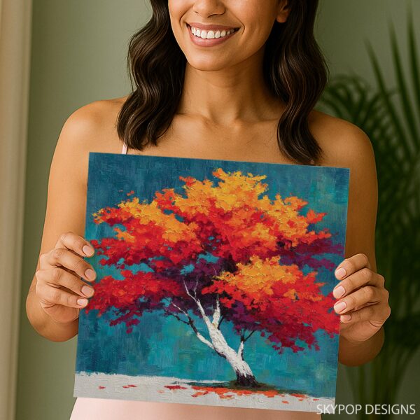Autumn Blaze Tree Art