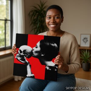 Skull Kiss Art