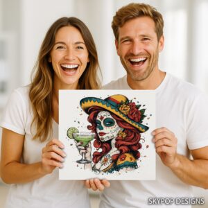 Day of the Dead Margarita Art