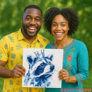 Royal Raccoon Art
