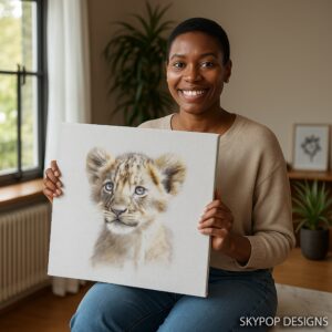 Lion Cub Art