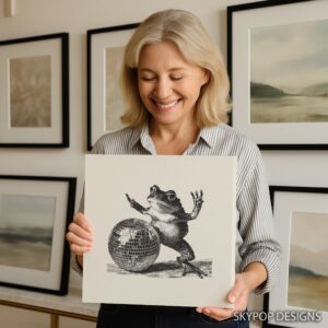 Disco Frog Art