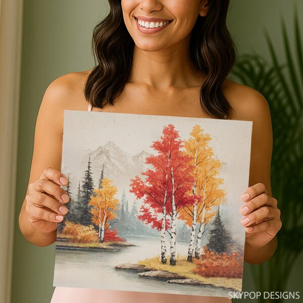 Autumn Birch Grove Art