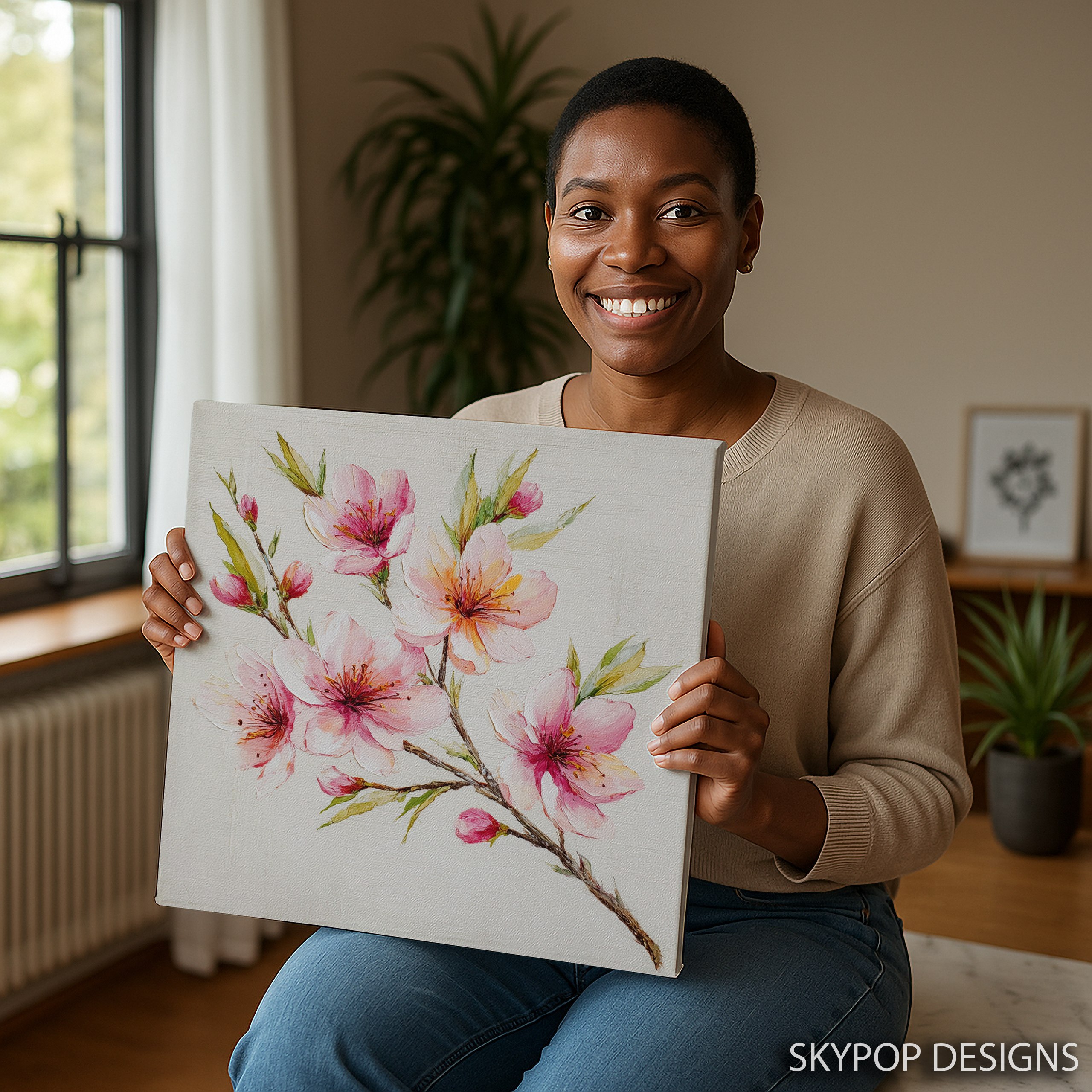 3.jpg Cherry Blossom Branch Art