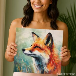 Fox Portrait Art