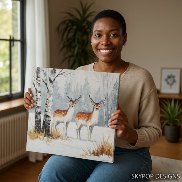 Deer Forest Art
