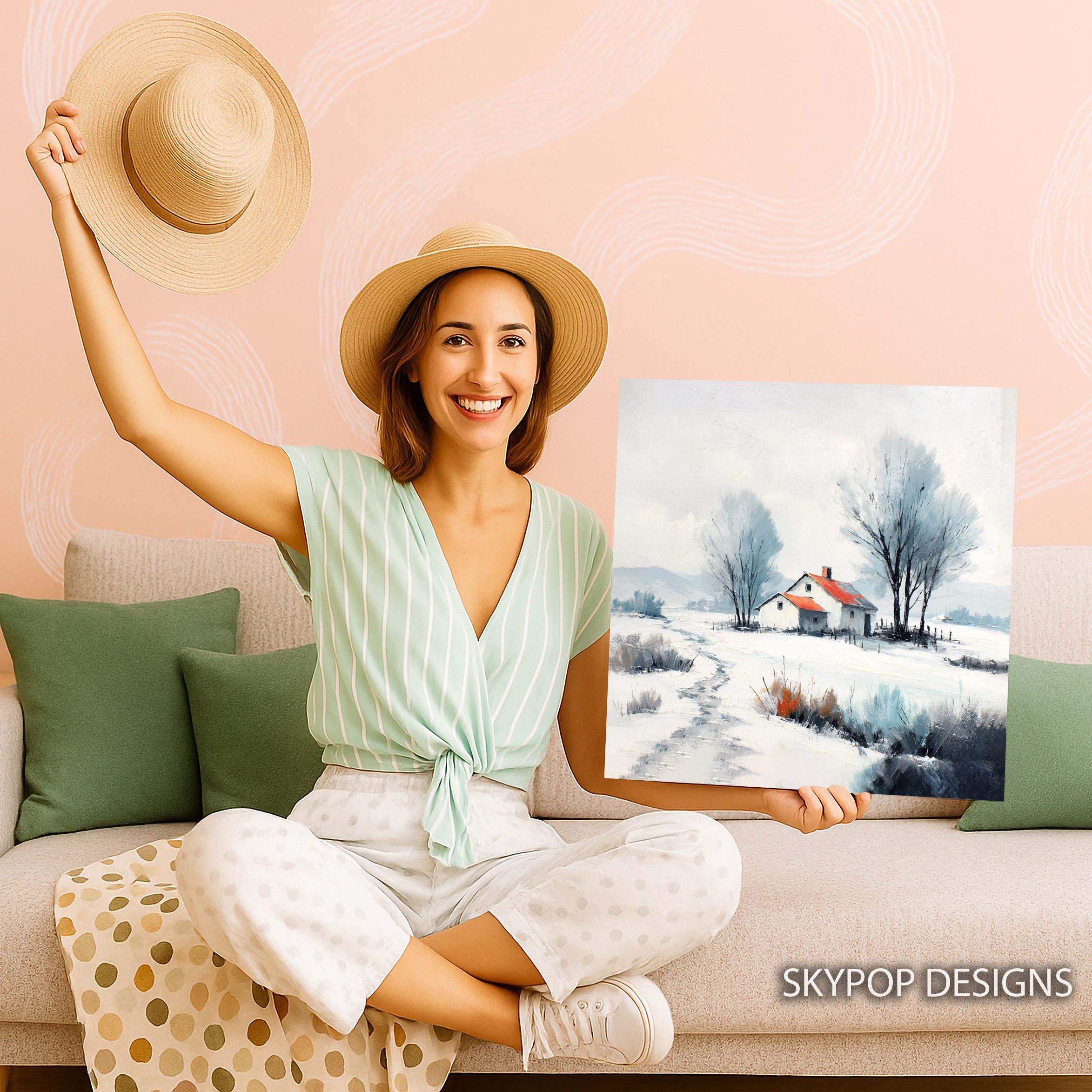 3.jpg Winter Farmhouse Art