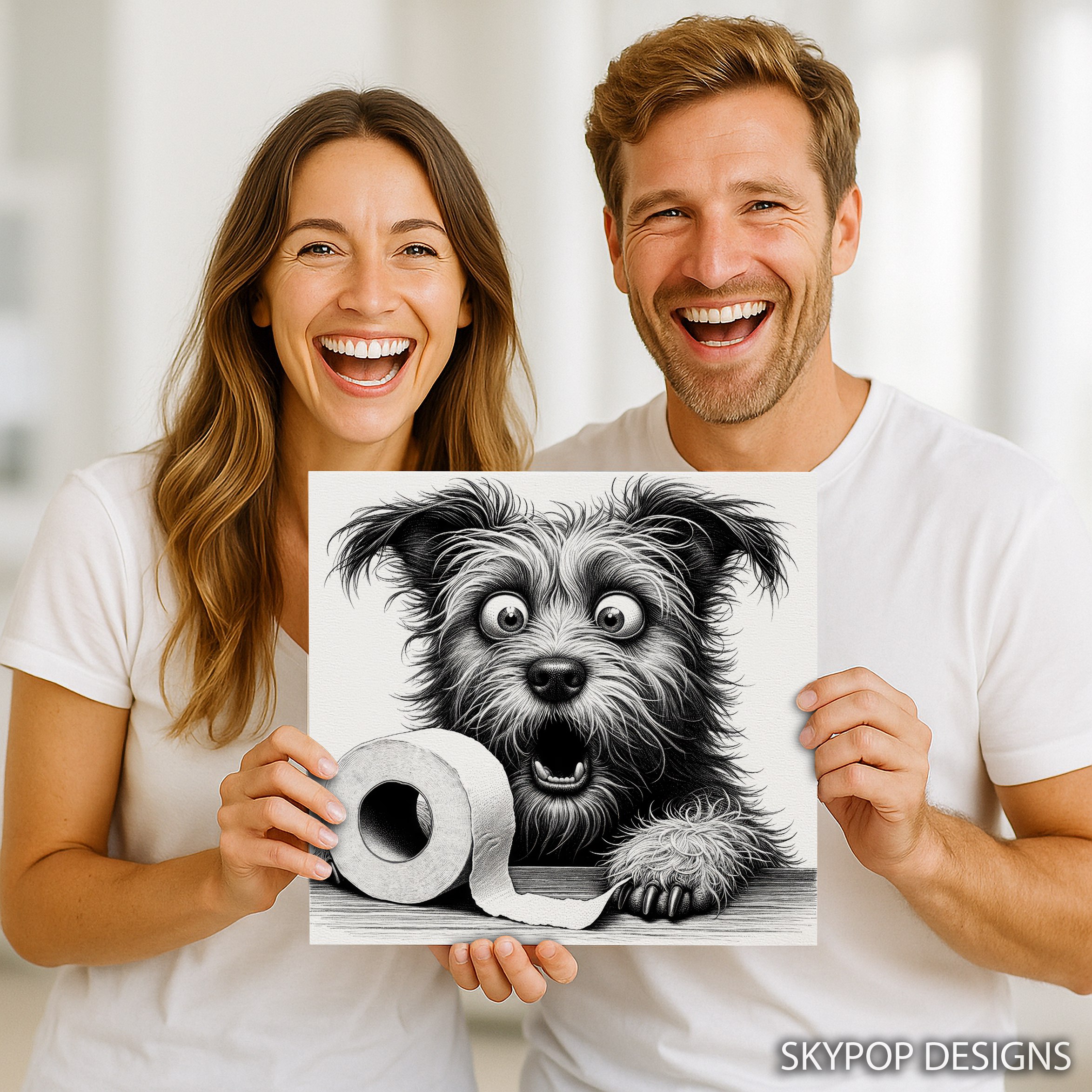 3.jpg Yorkshire Terrier Toilet Paper Art