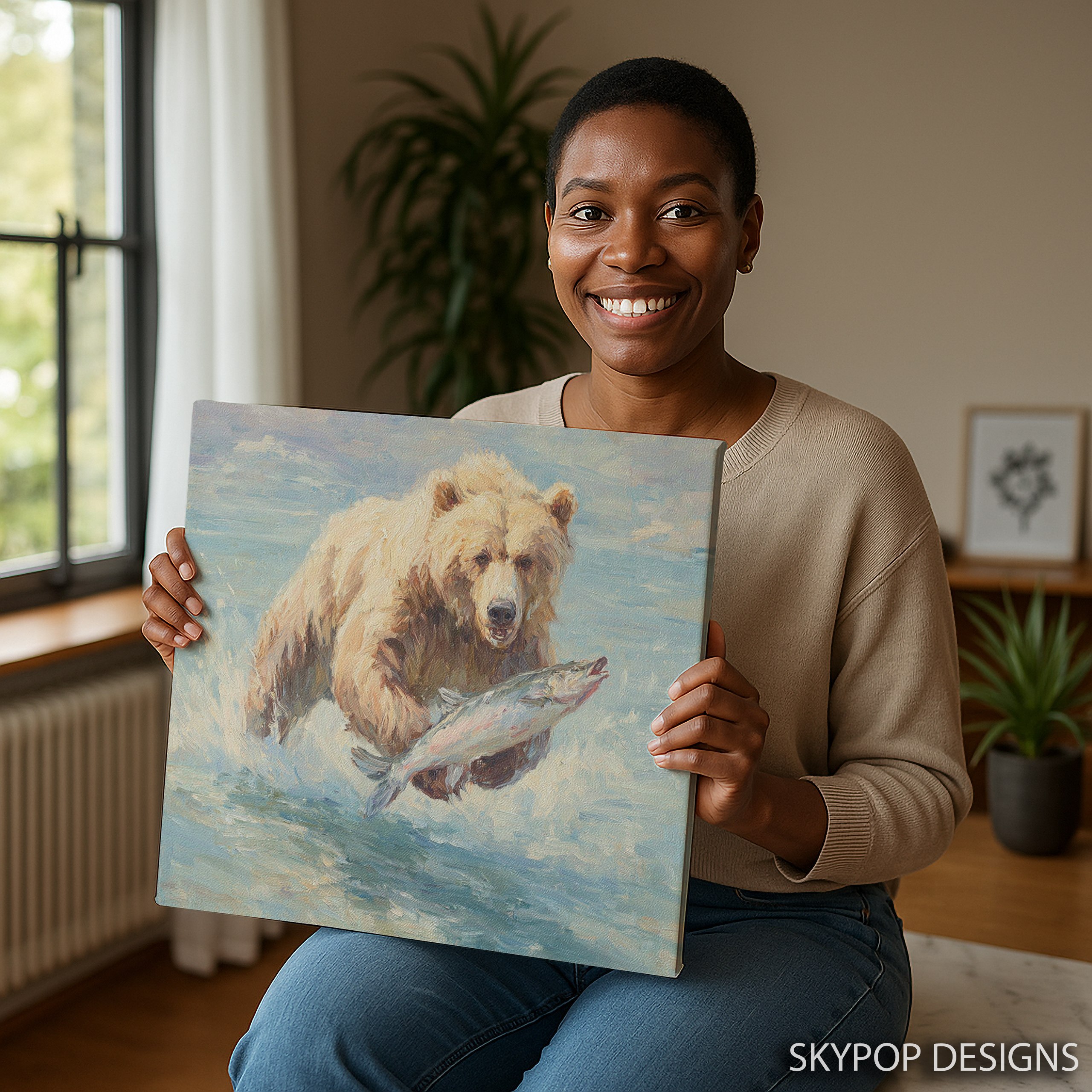 3.jpg Bear Fishing Art