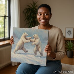 Polar Bear Dance Art