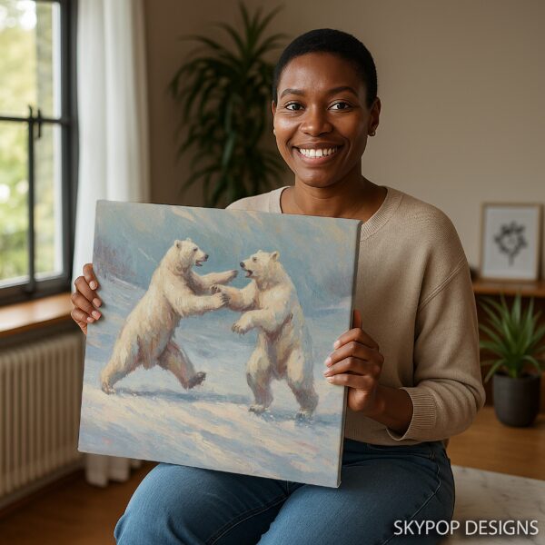 Polar Bear Dance Art