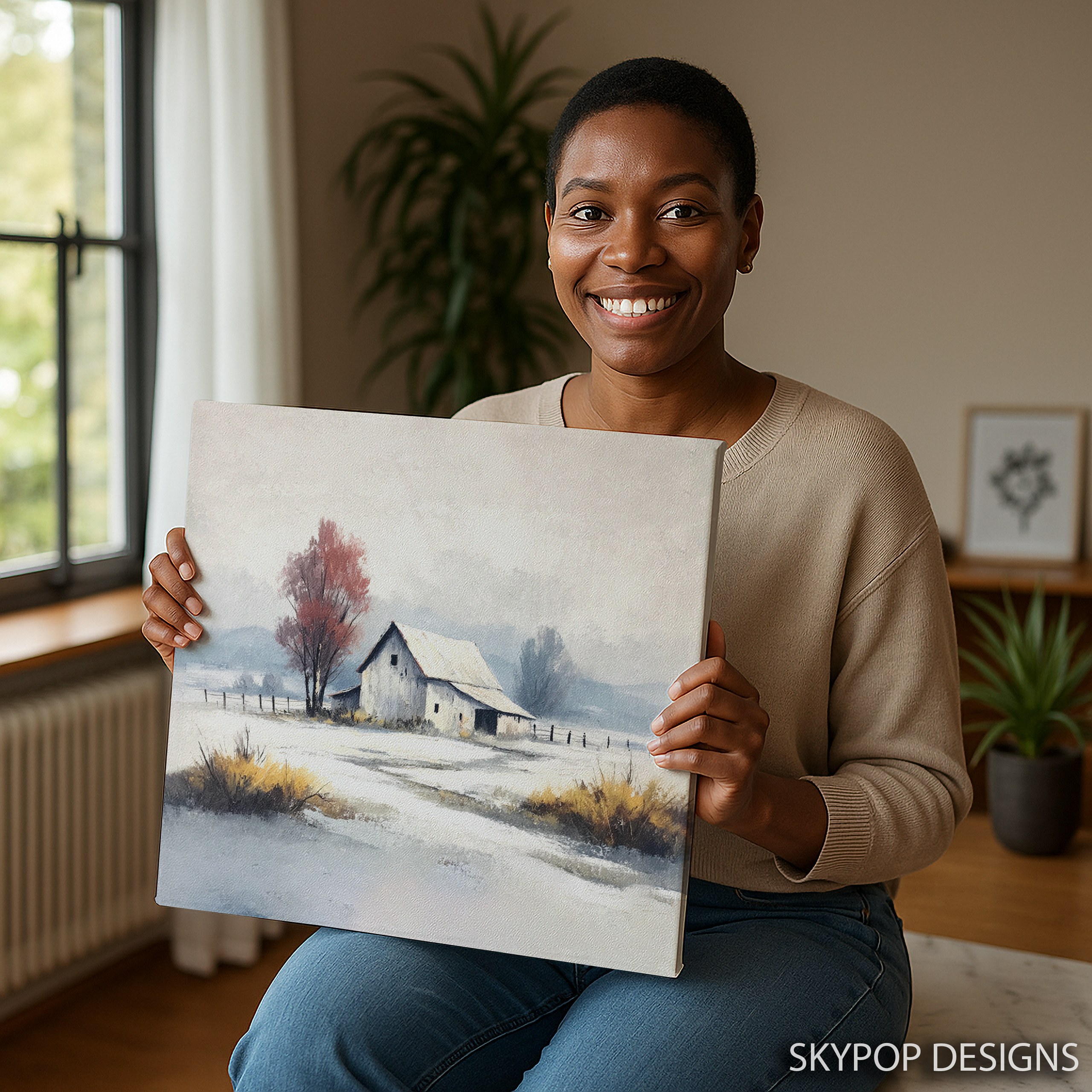 3.jpg Winter Barn Art