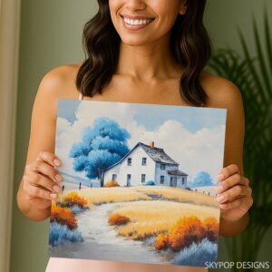 Countryside Farmhouse Art