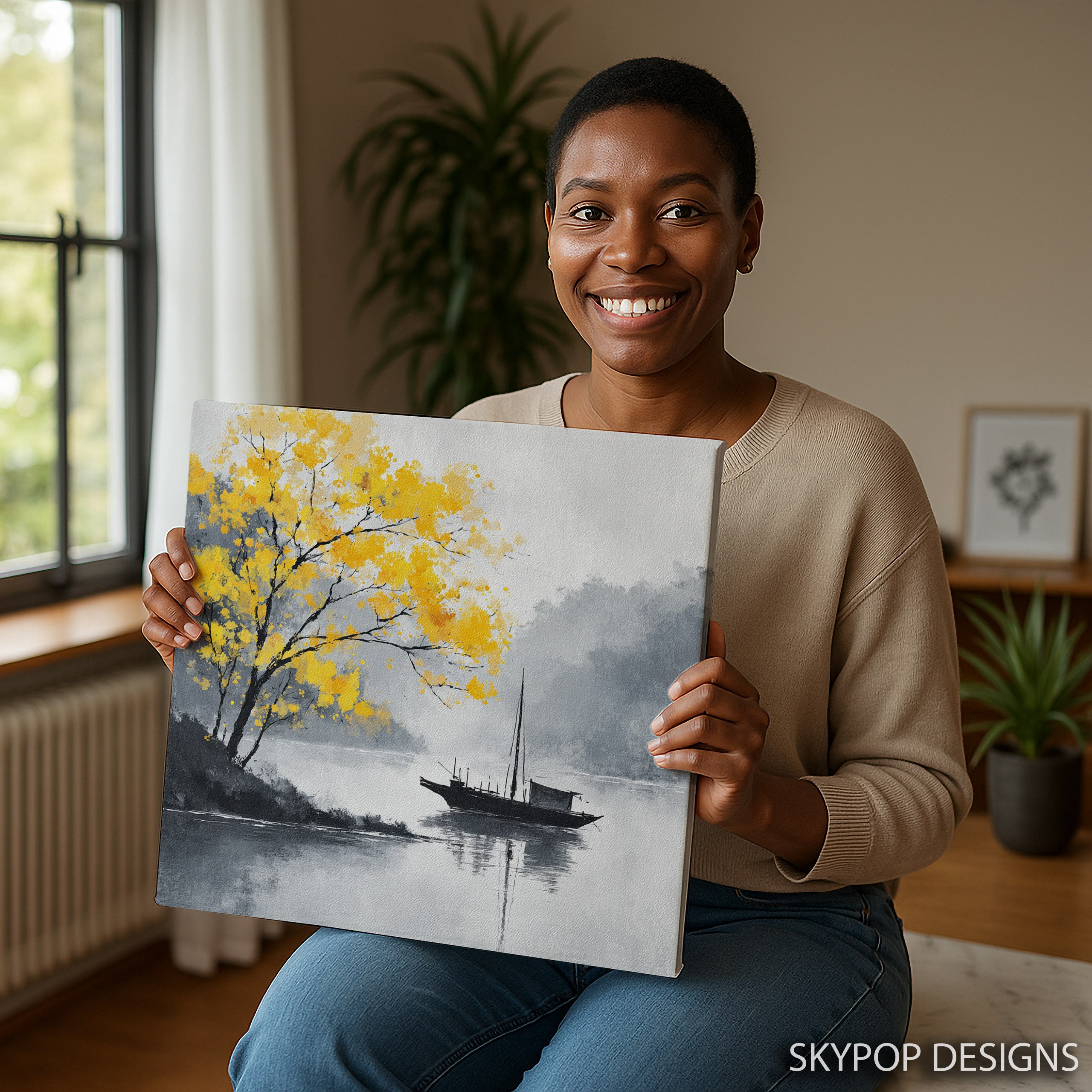 3.jpg Yellow Tree Lake Art