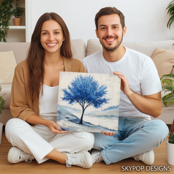 Blue Tree Art
