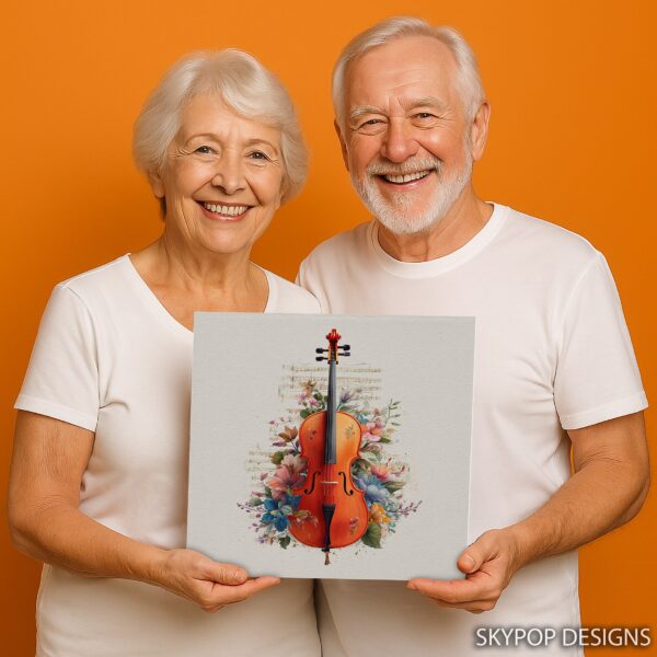 Violin Floral Symphony Art