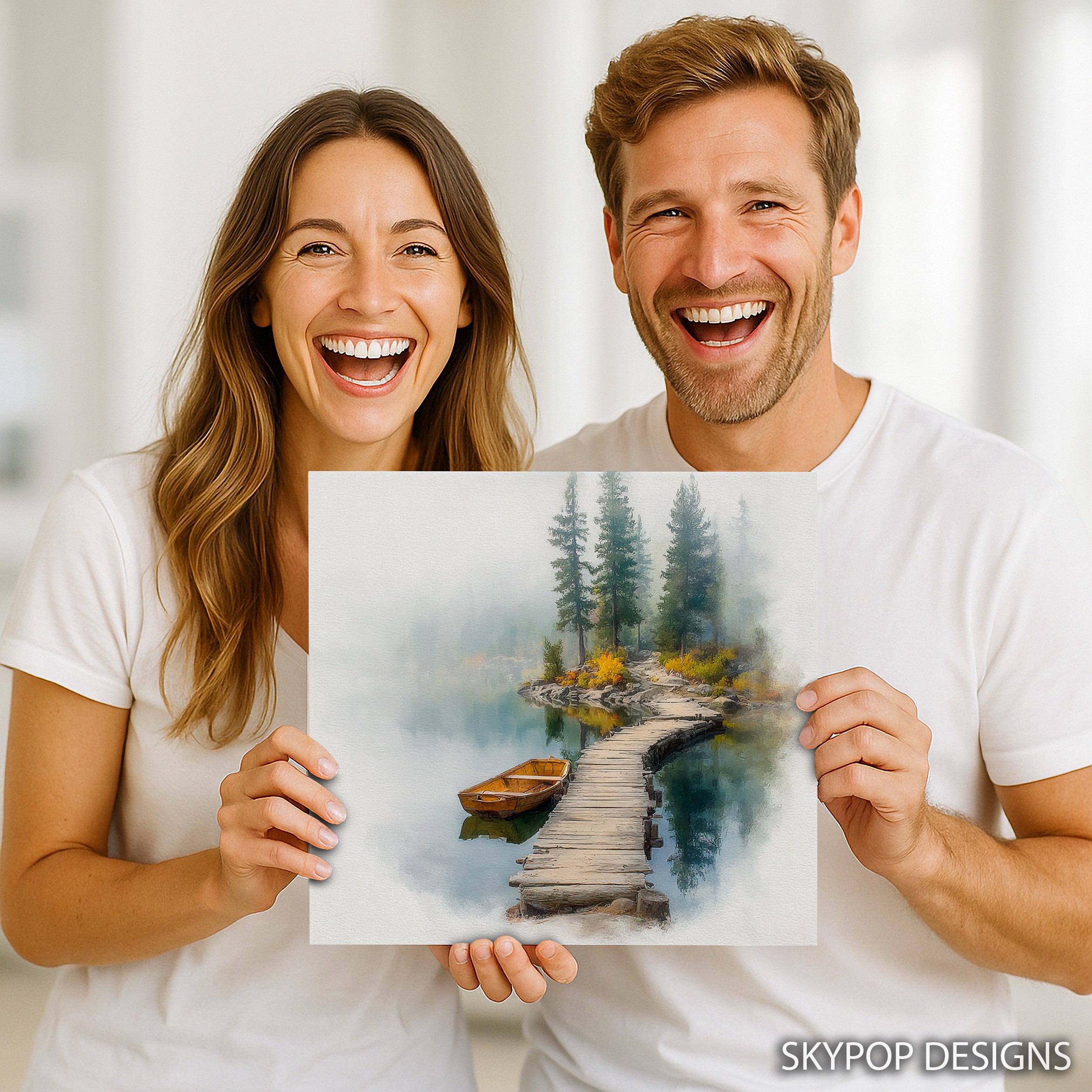 3.jpg Misty Lake Dock Art