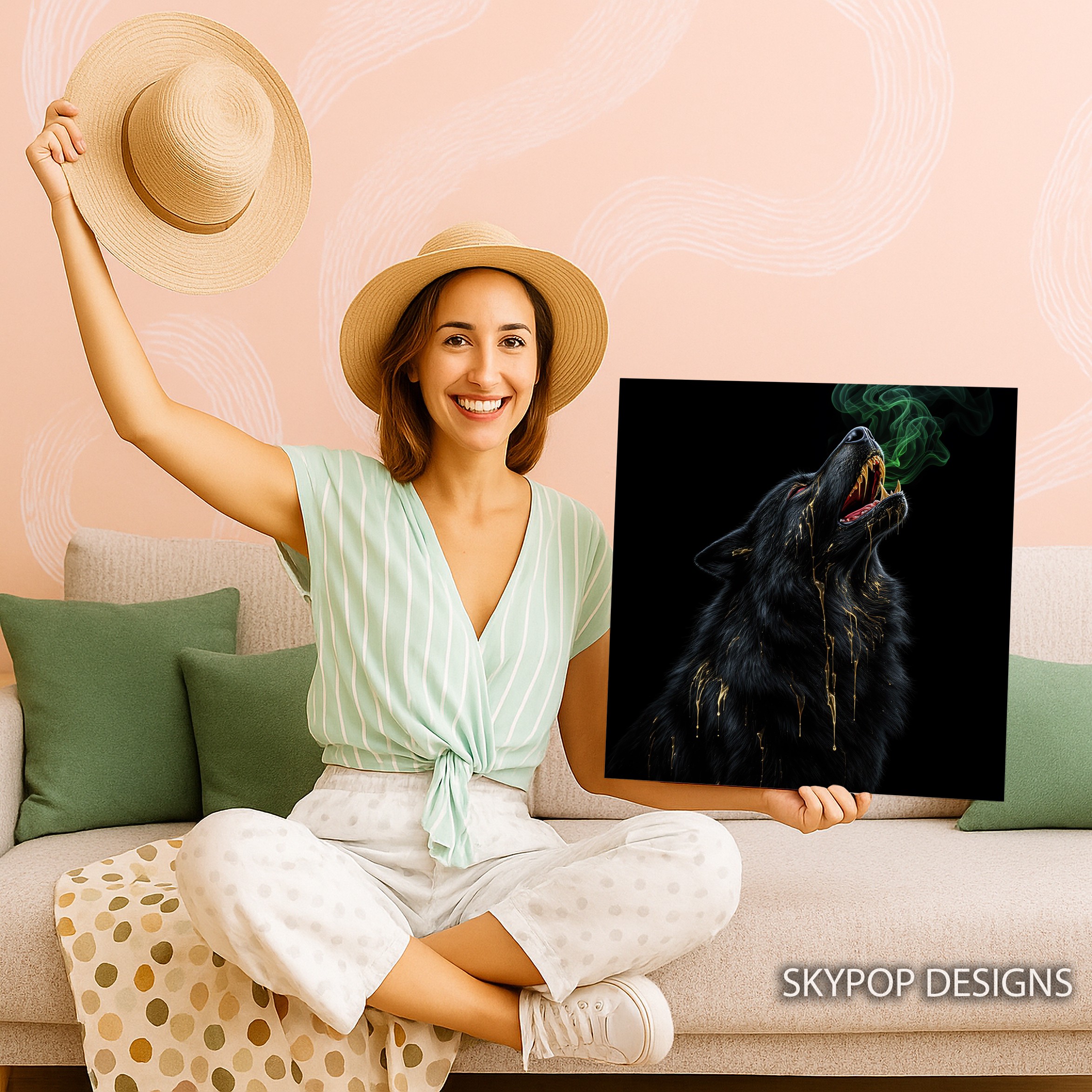 3.jpg Howling Wolf Art