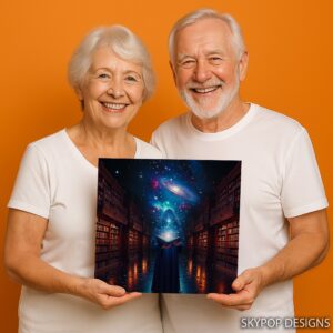 Cosmic Library Art
