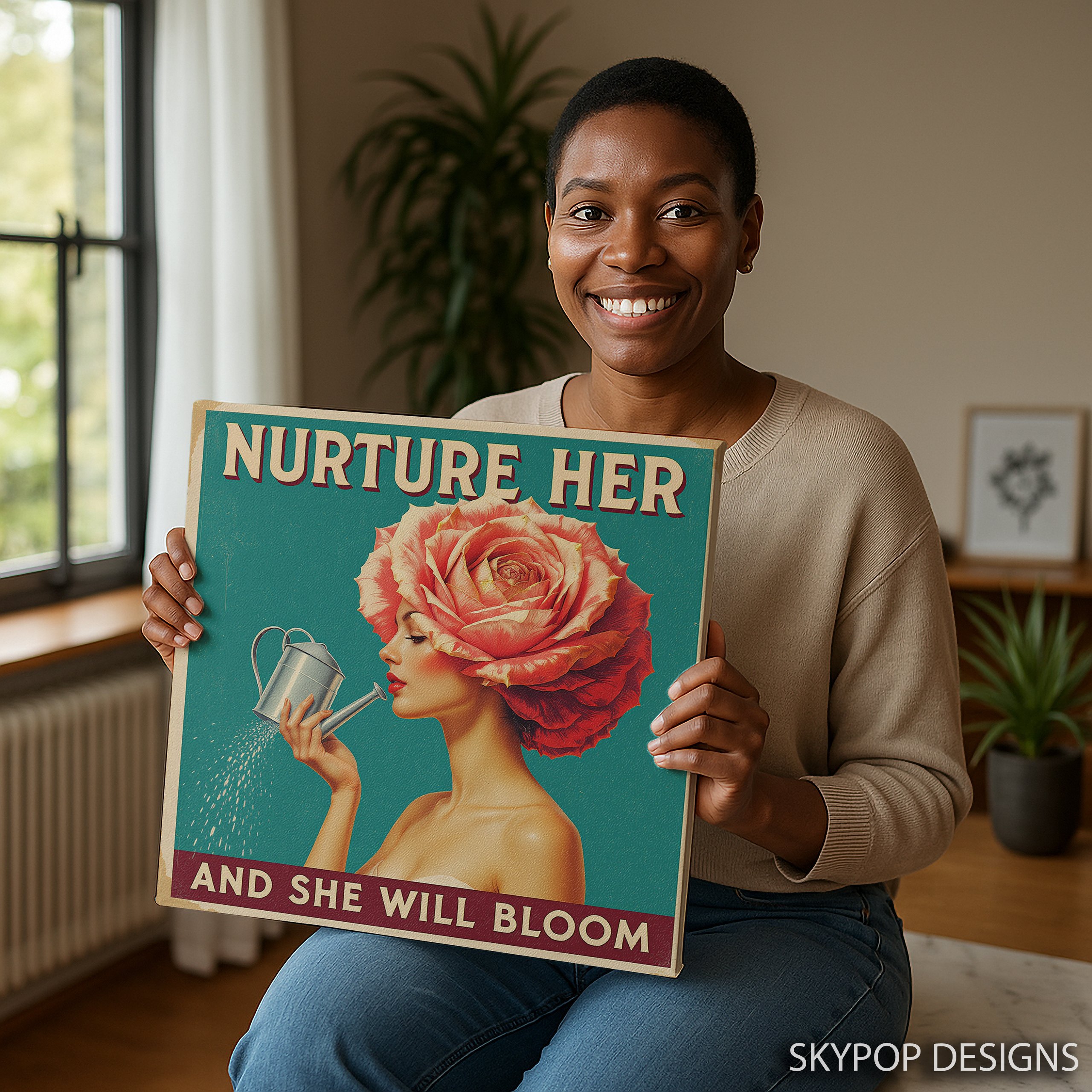 3.jpg Nurturing Rose Woman Art