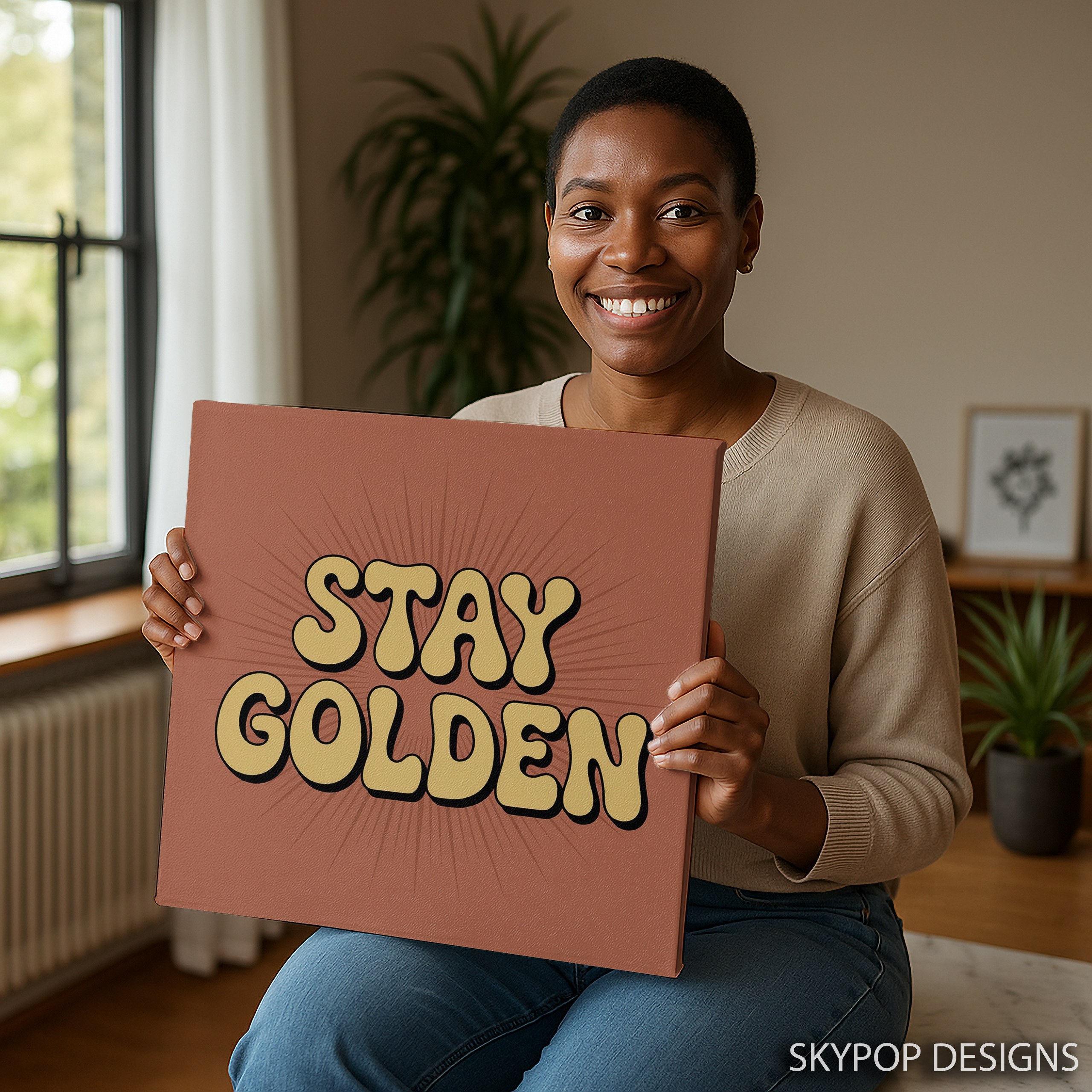 3.jpg Retro Stay Golden Art