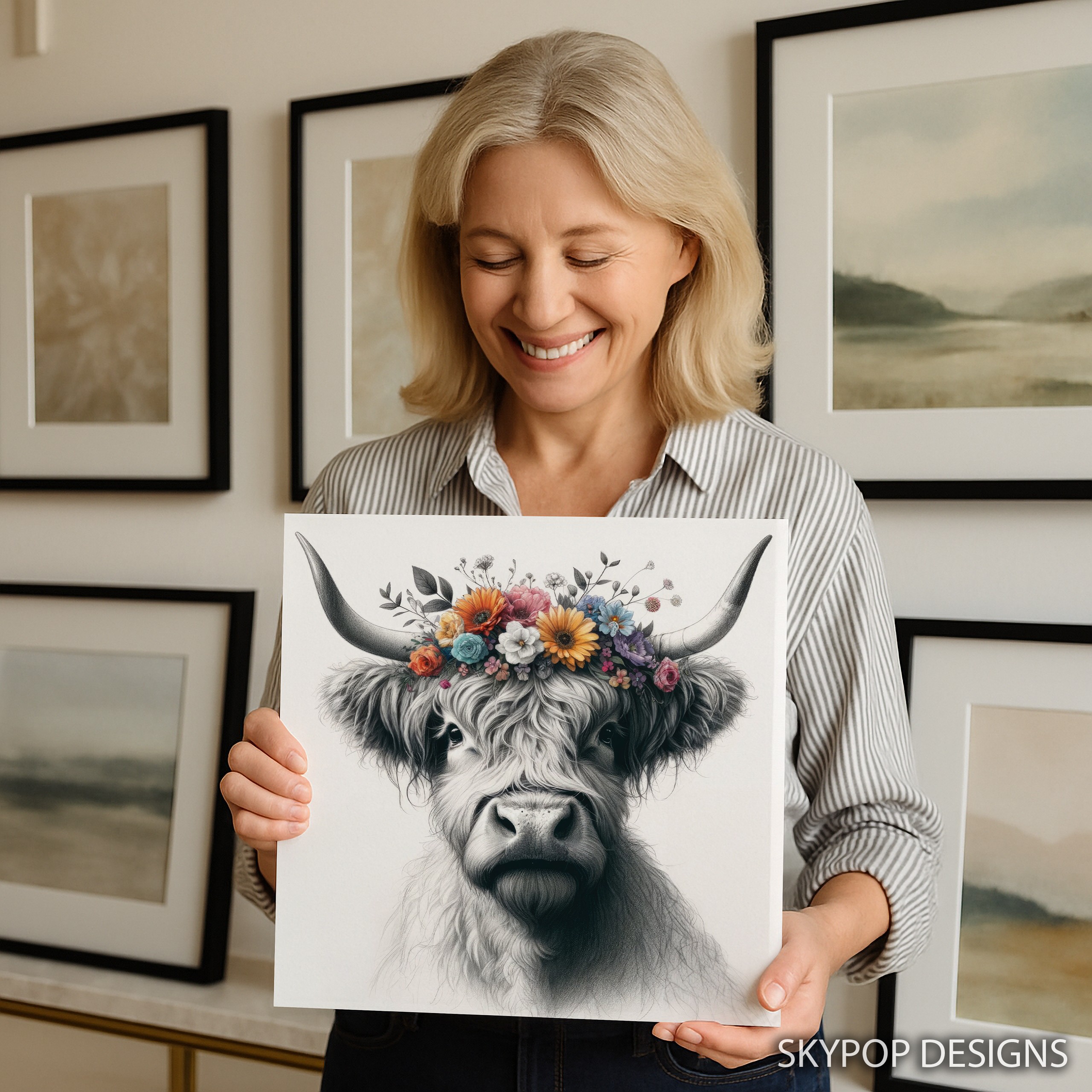 3.jpg Highland Cow Art