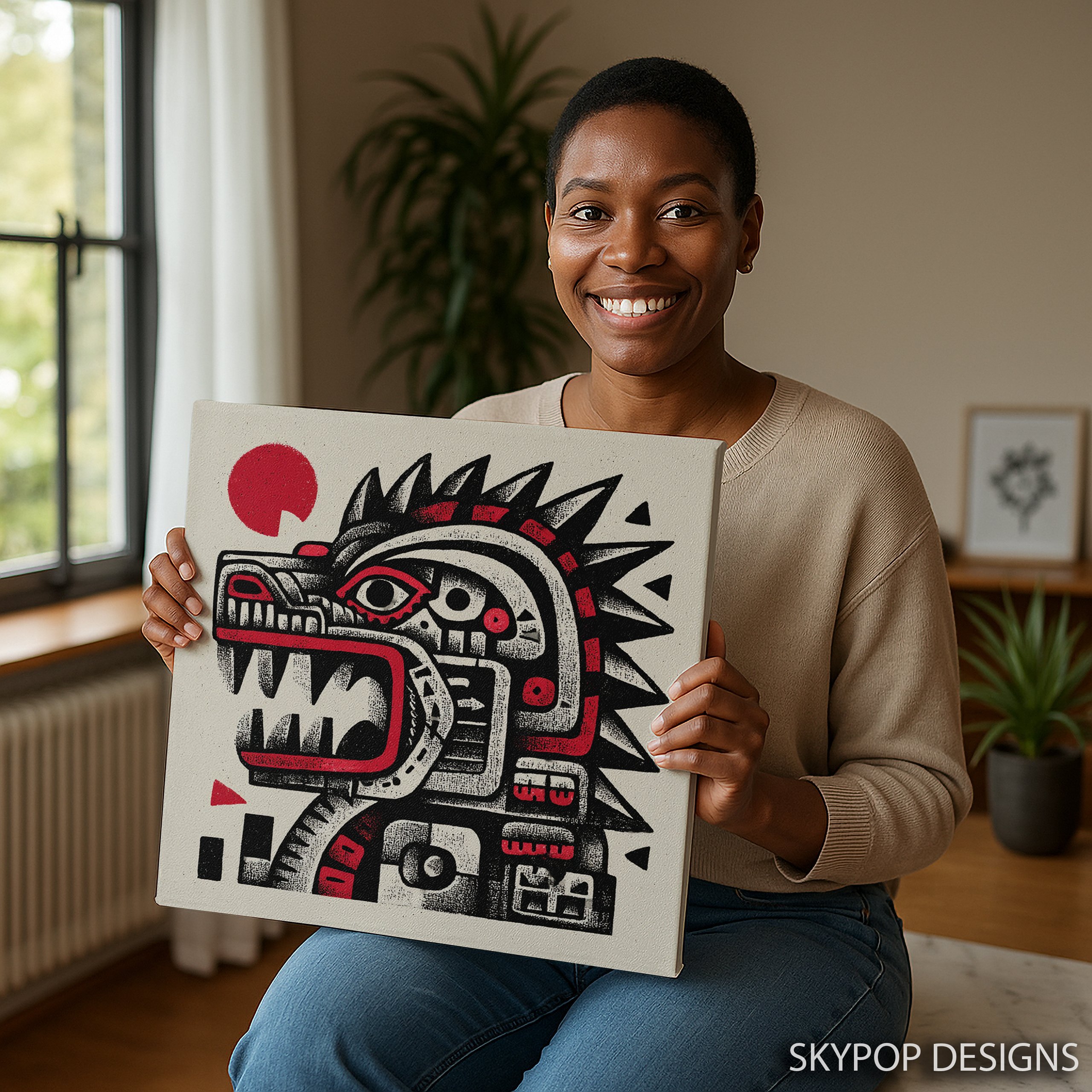 3.jpg Aztec-Inspired Monster Art