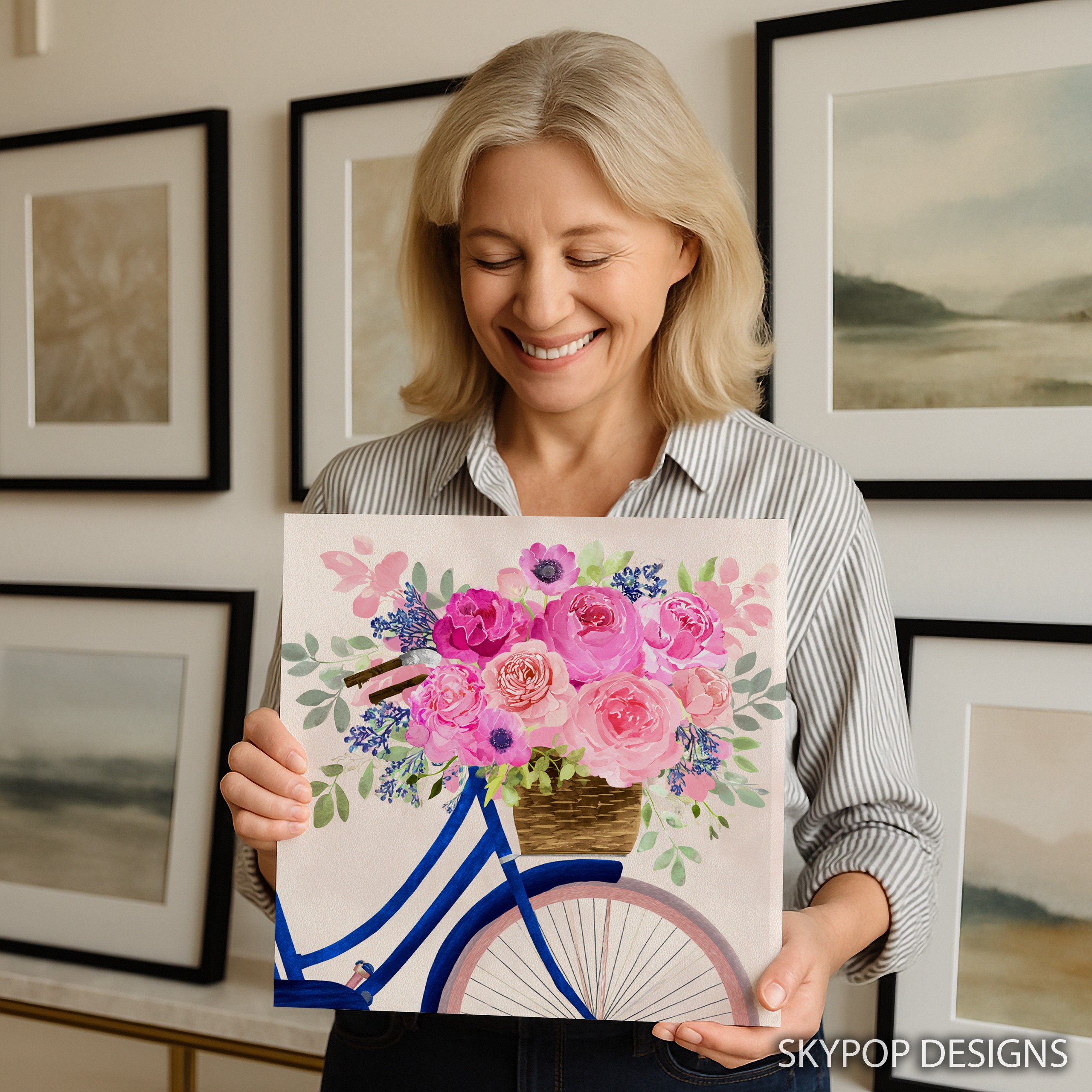 3.jpg Bicycle Flower Basket Art