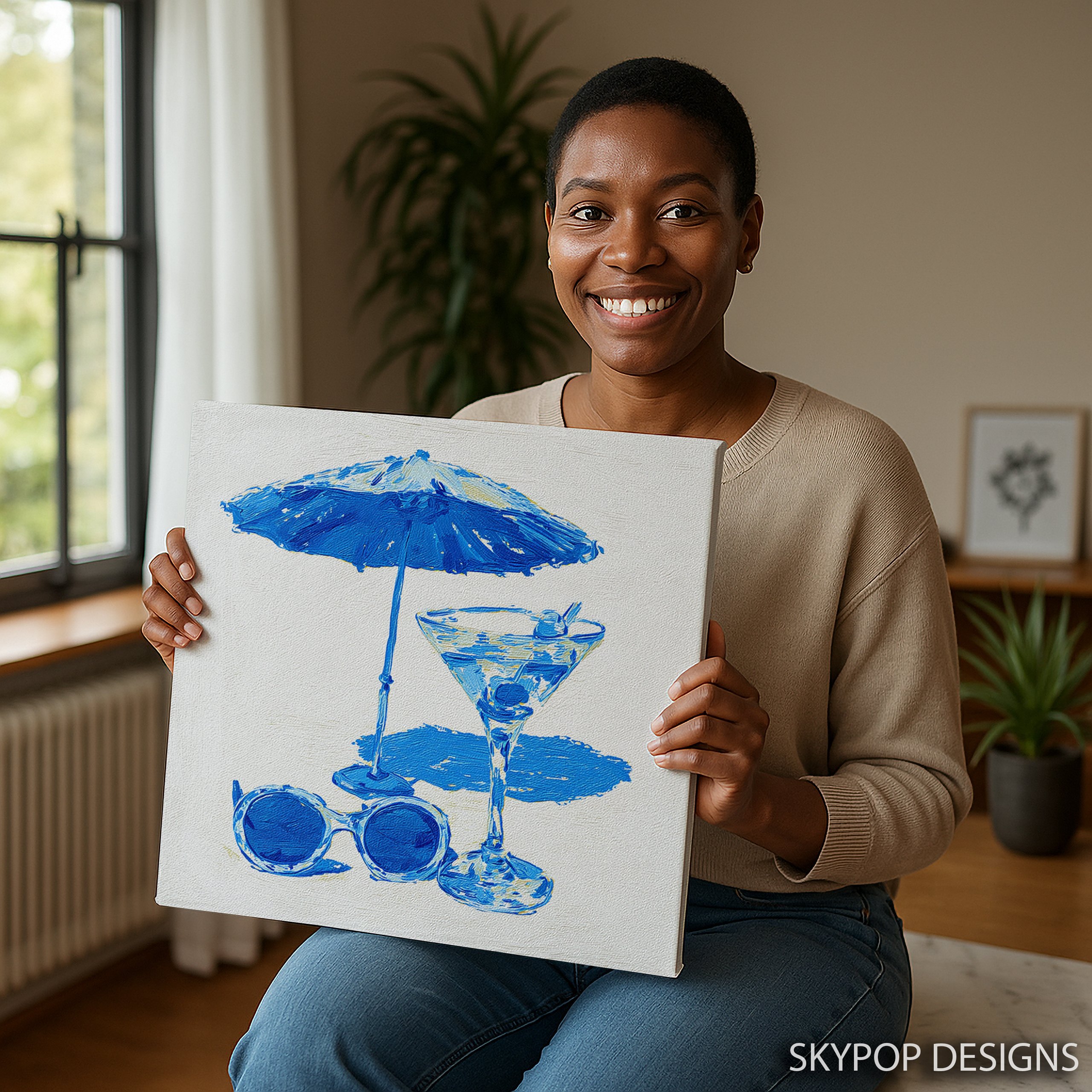 3.jpg Blue Summer Cocktail Art