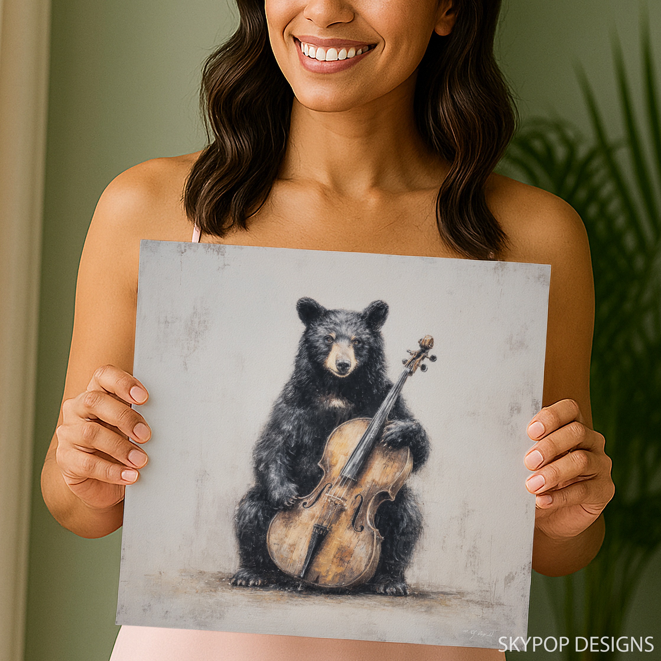 3.jpg Bear Cello Art