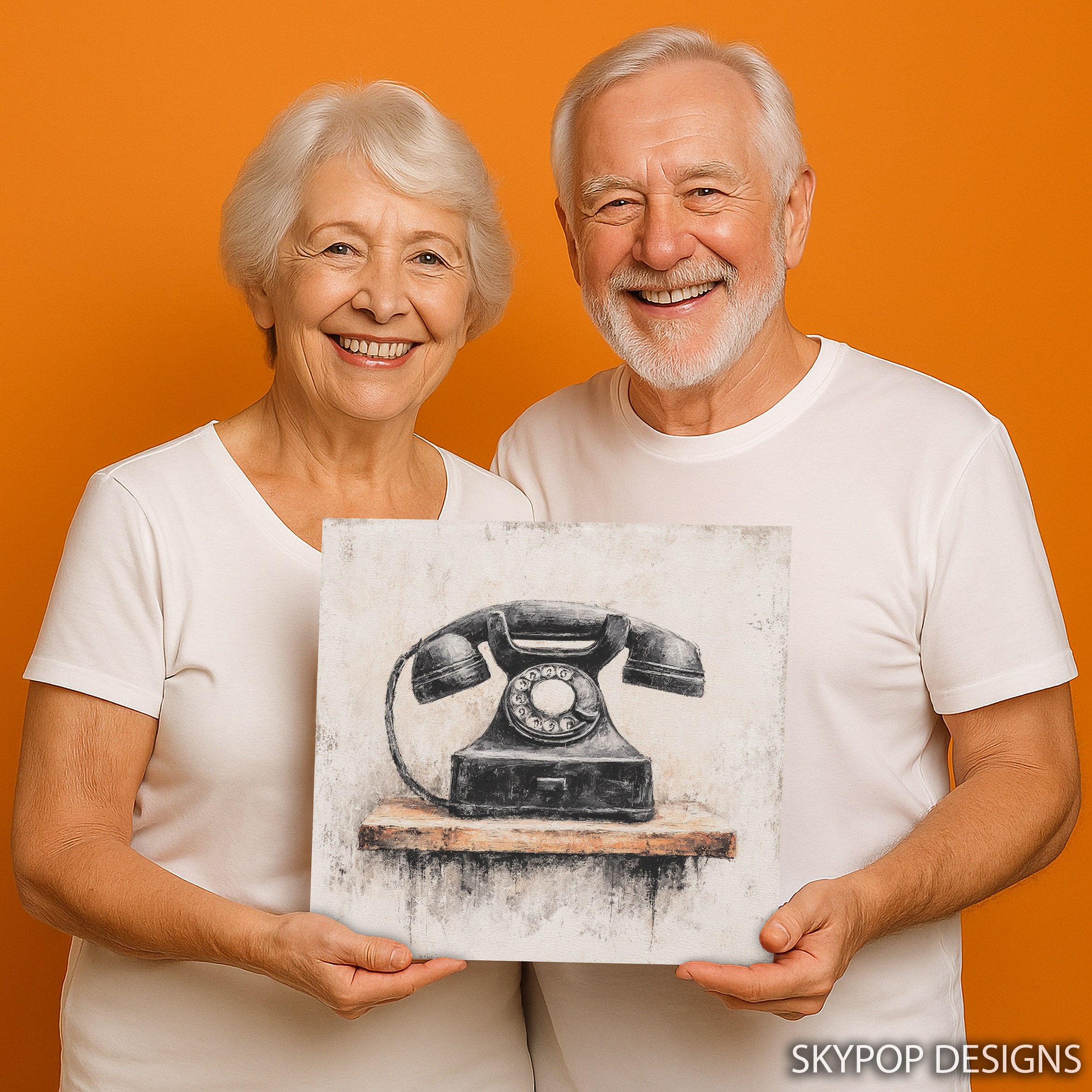 3.jpg Vintage Rotary Phone Art
