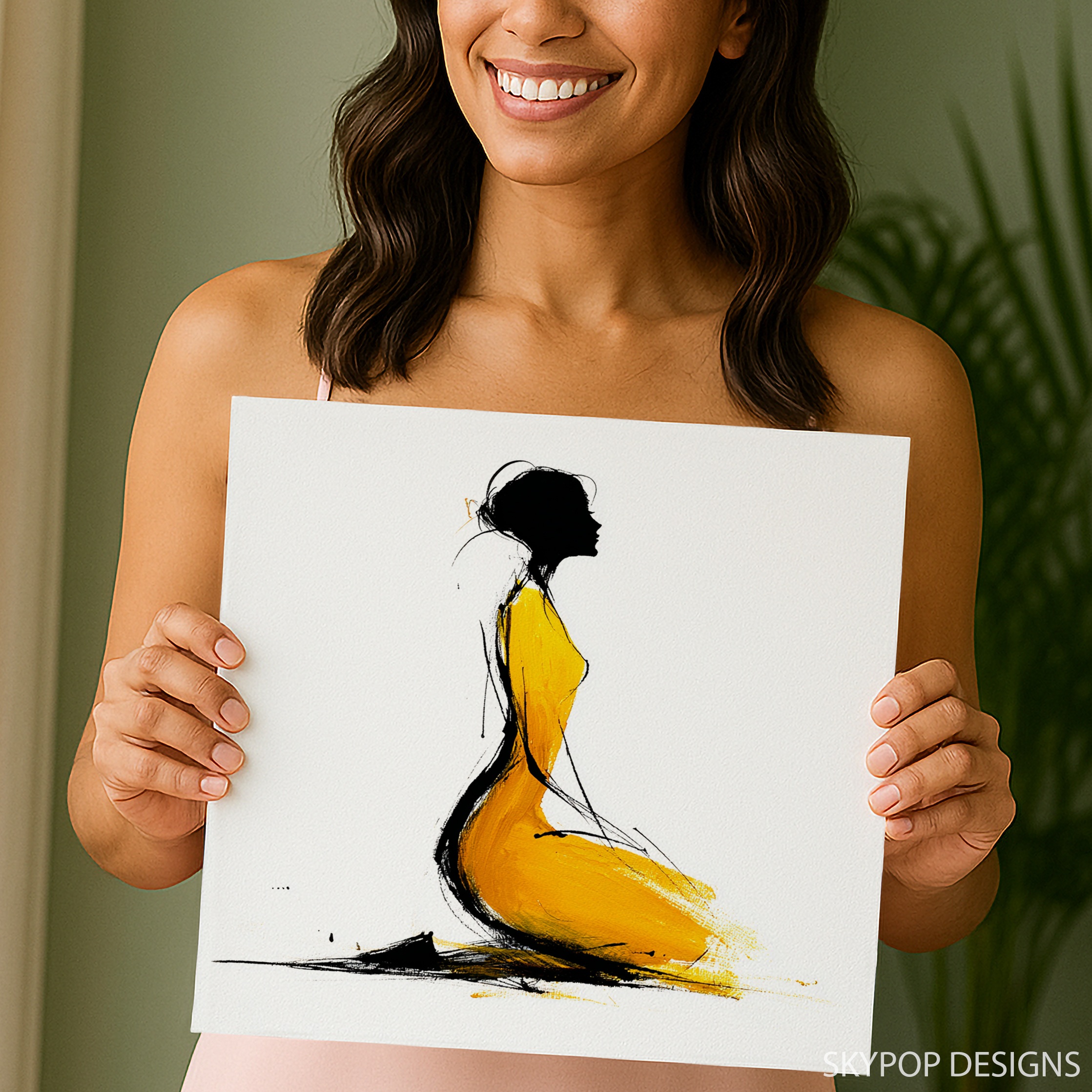 3.jpg Yellow Silhouette Art