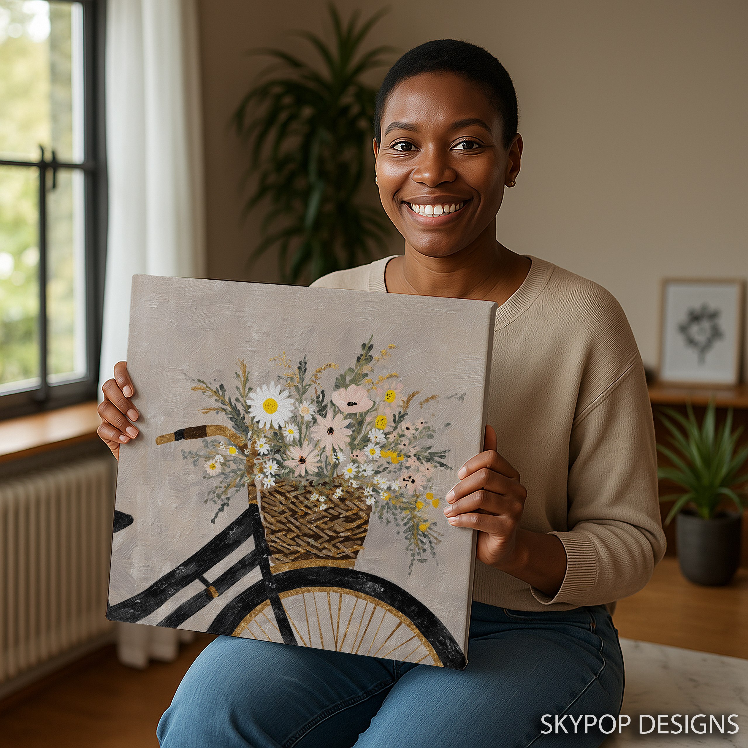 3.jpg Bicycle Flower Basket Art