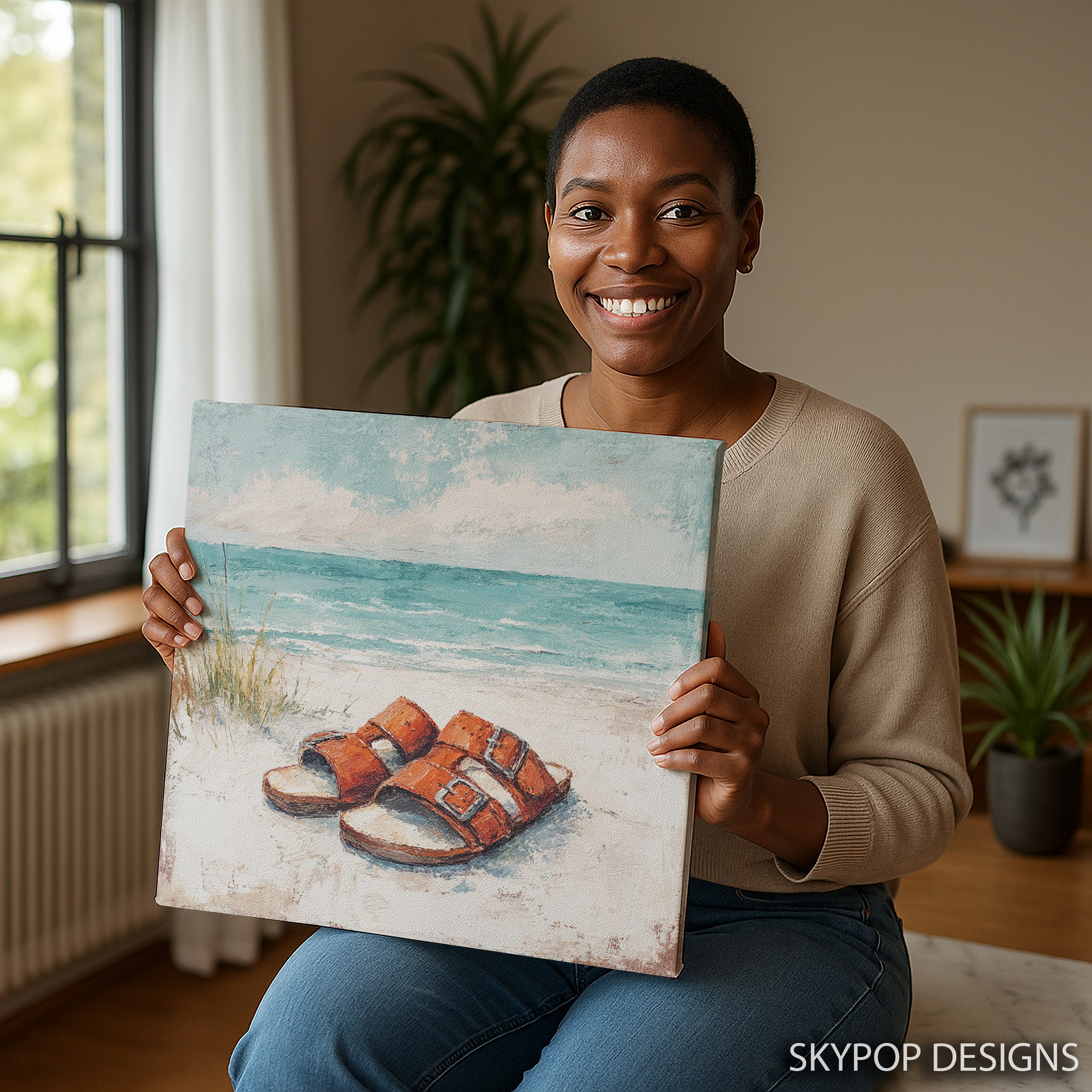 3.jpg Beach Sandals Art