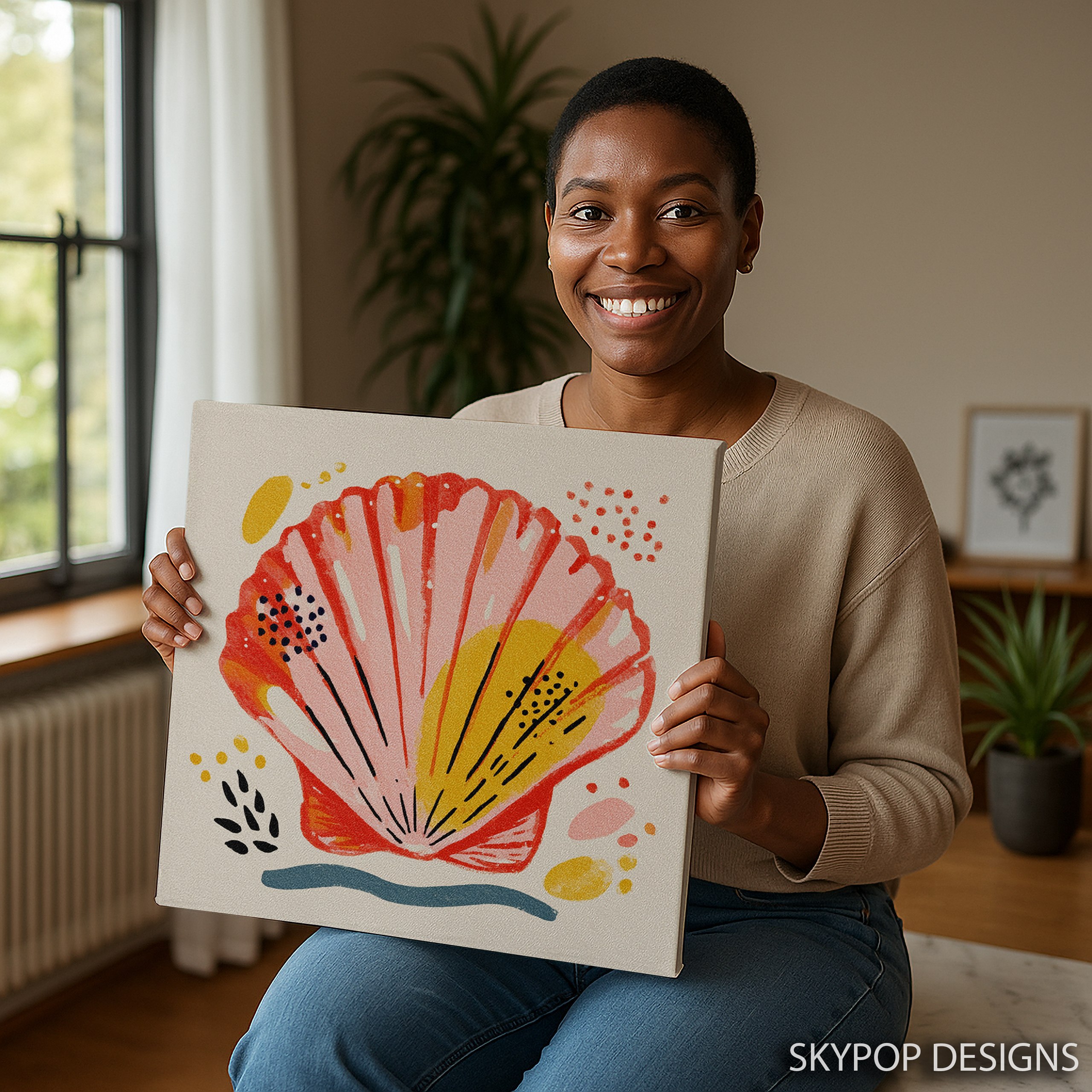 3.jpg Vibrant Seashell Art