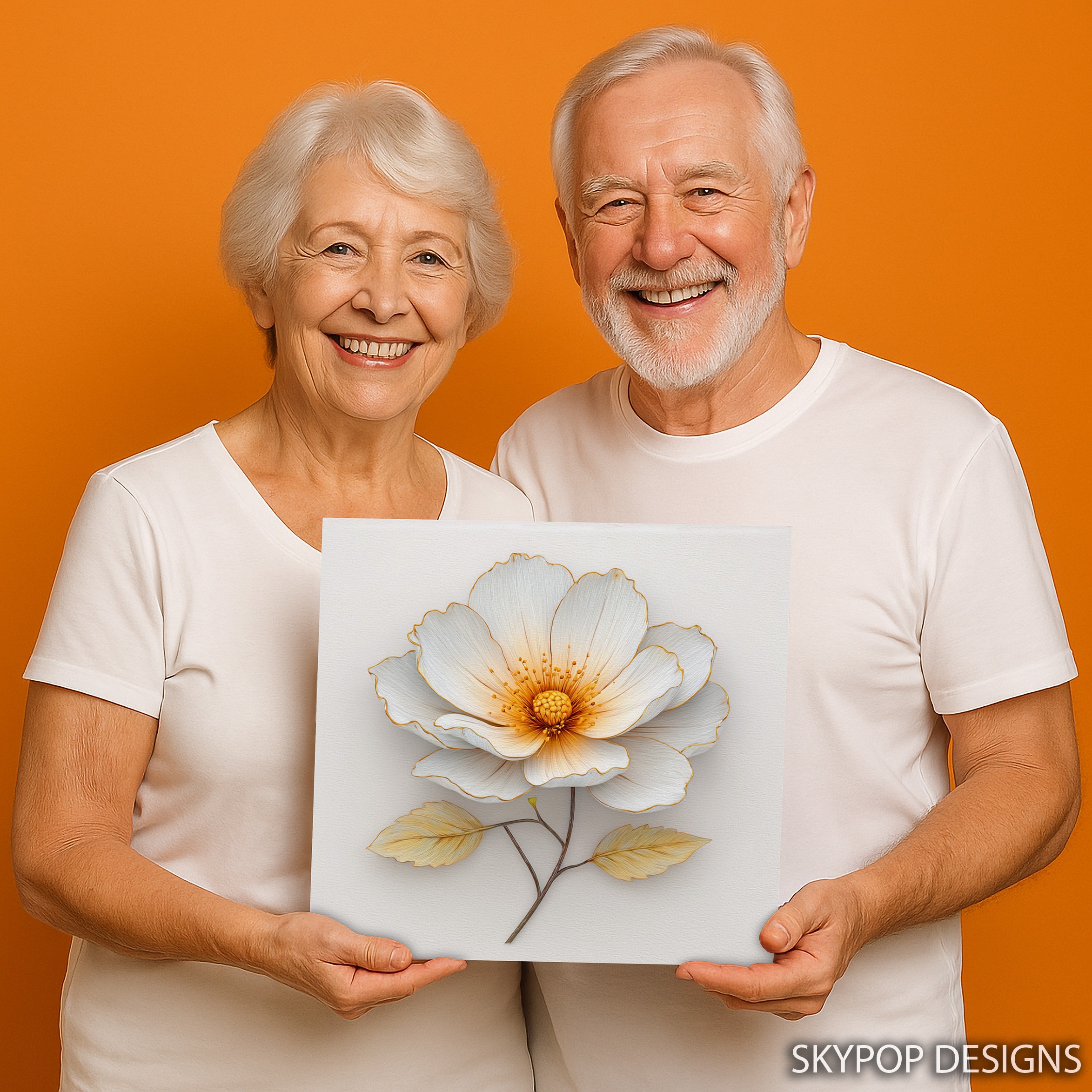 3.jpg Elegant White Flower Art