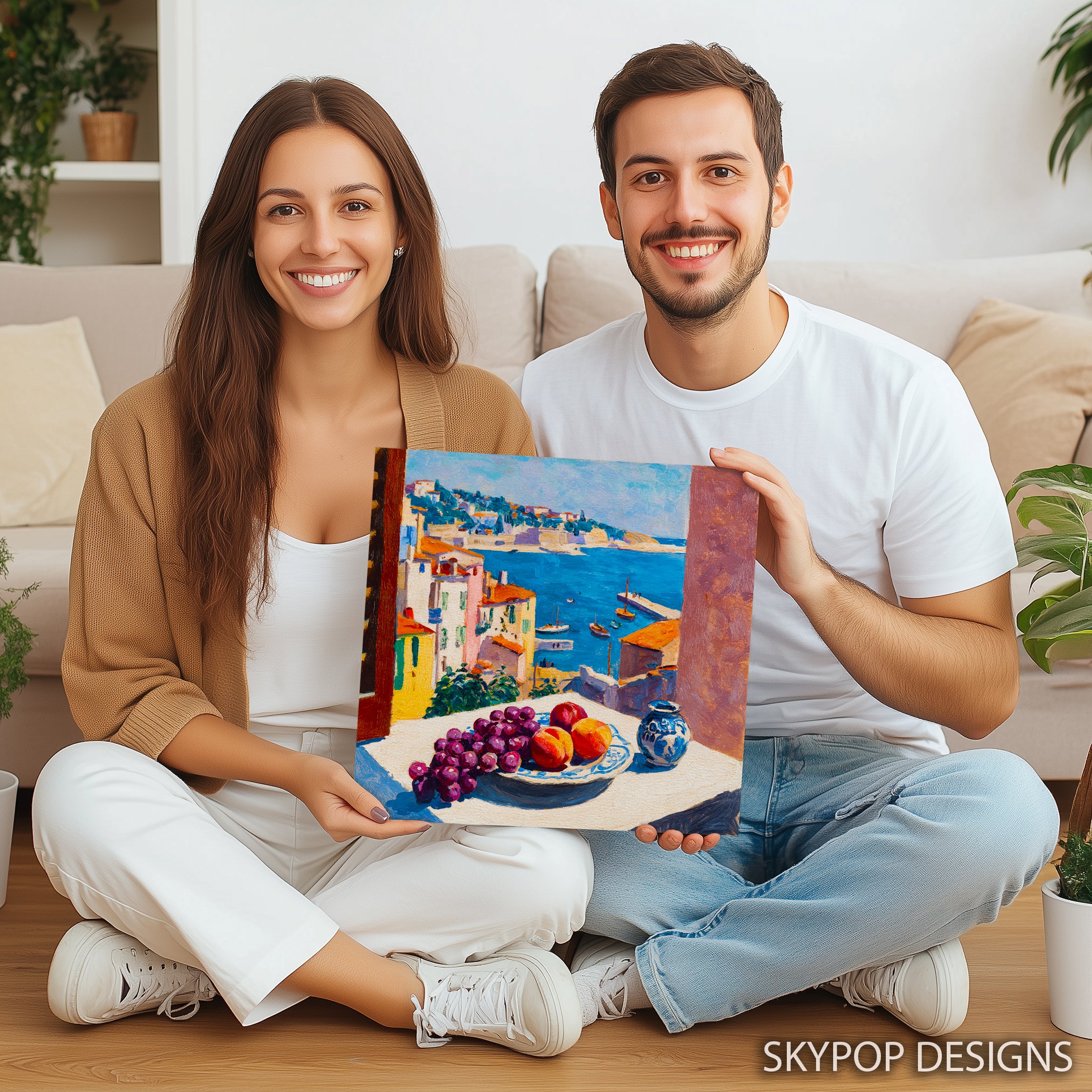 3.jpg Coastal Village Fruit Bowl Art