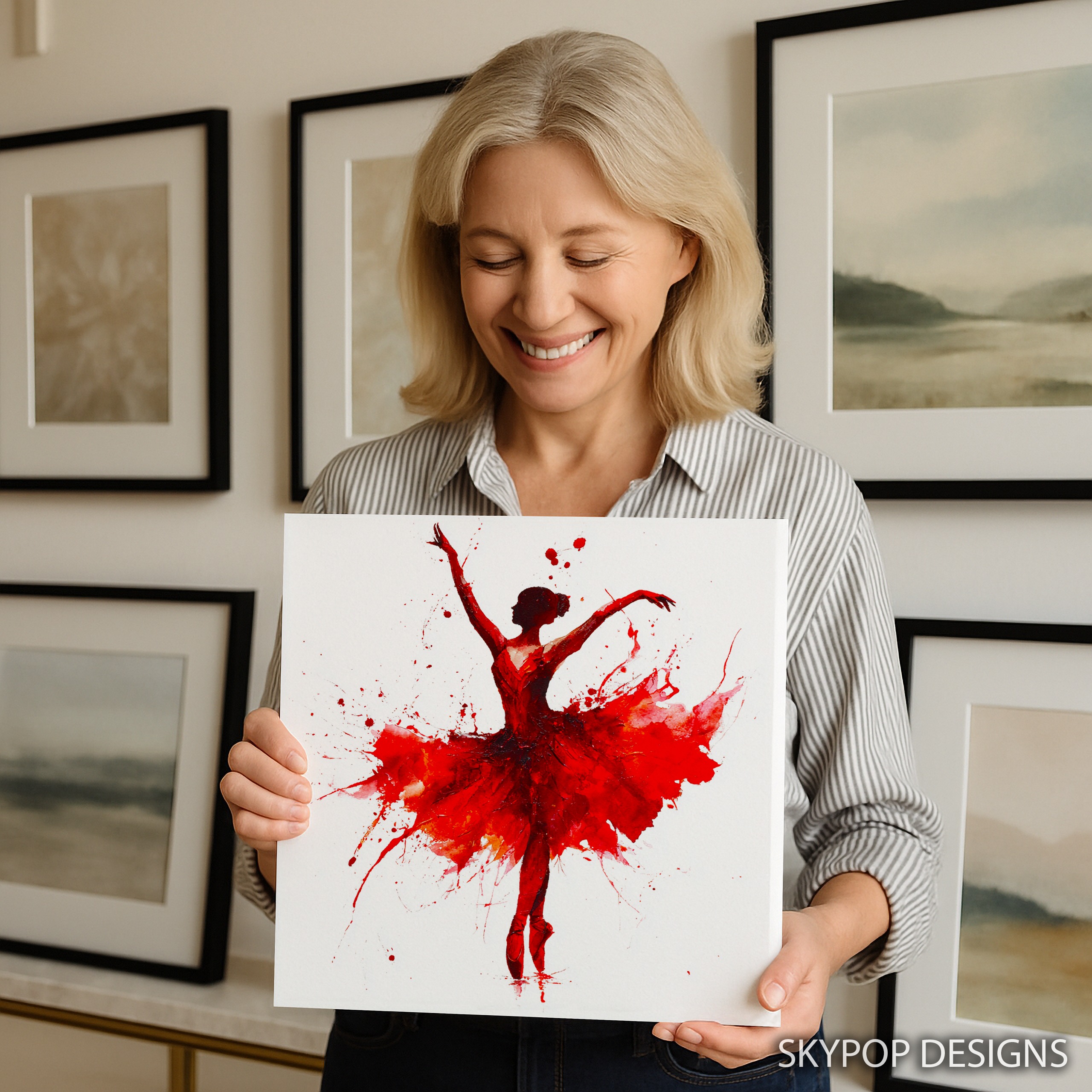 3.jpg Red Ballerina Art