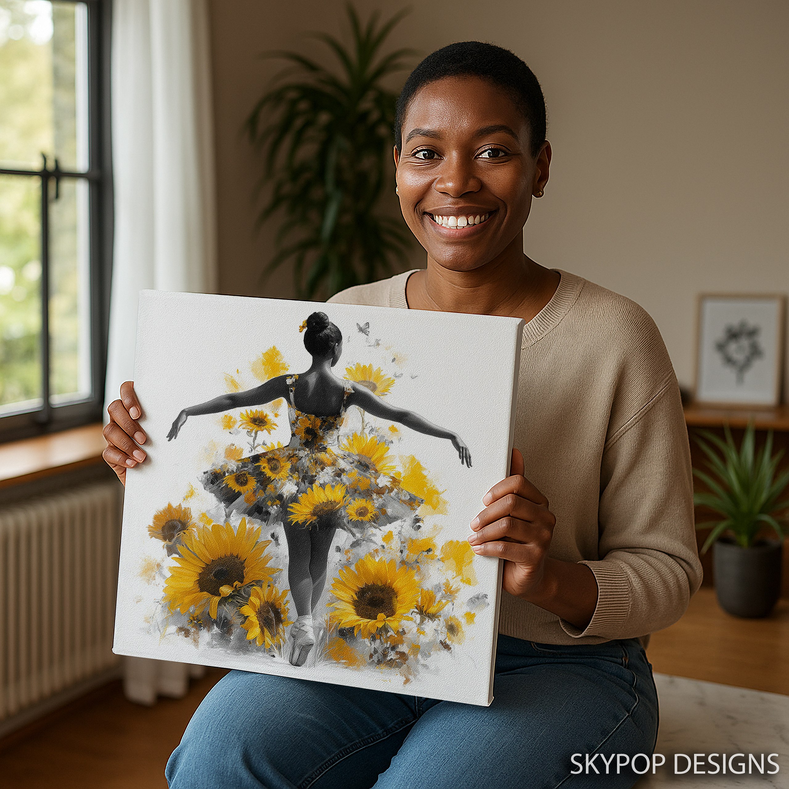 3.jpg Sunflower Ballerina Art