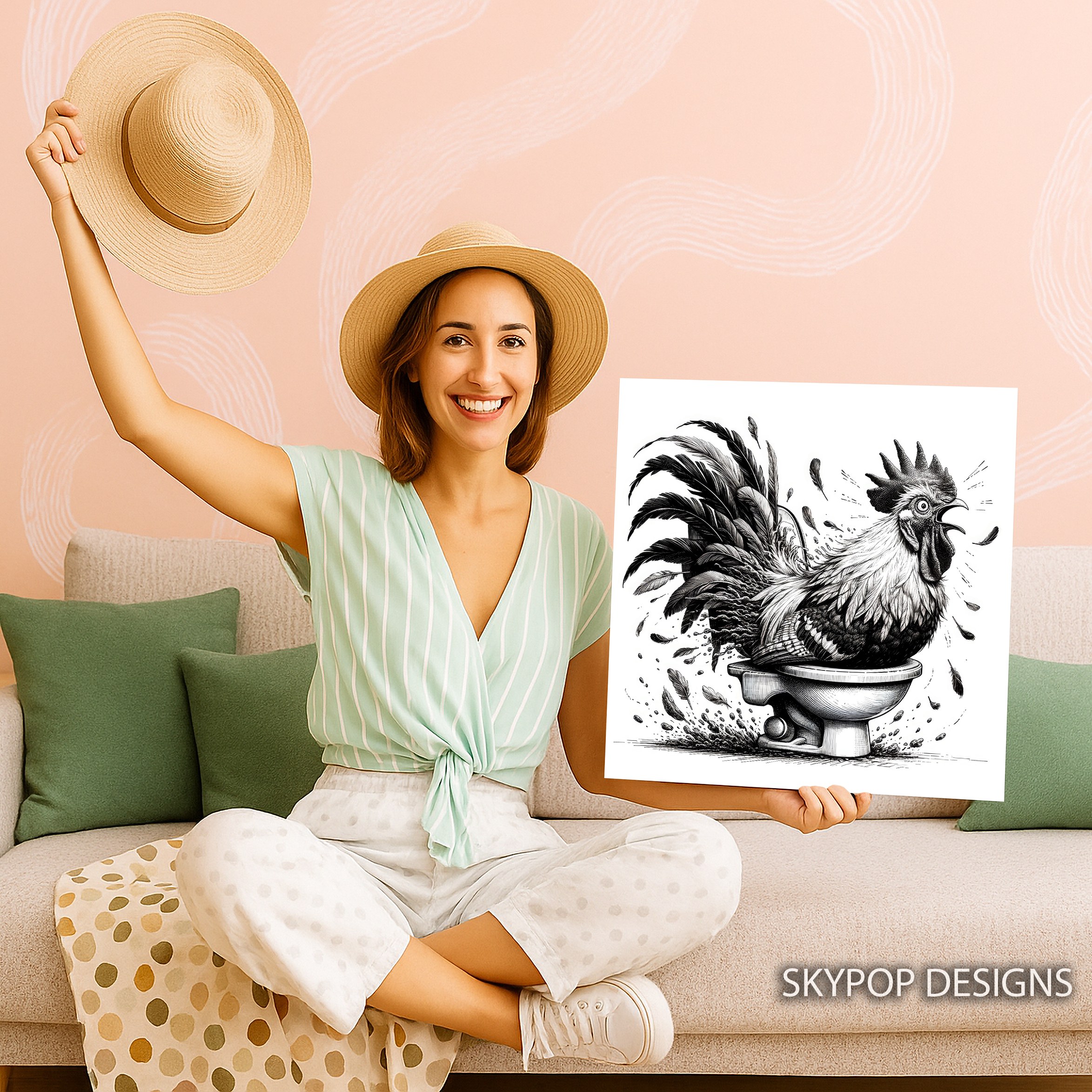 3.jpg Rooster Art