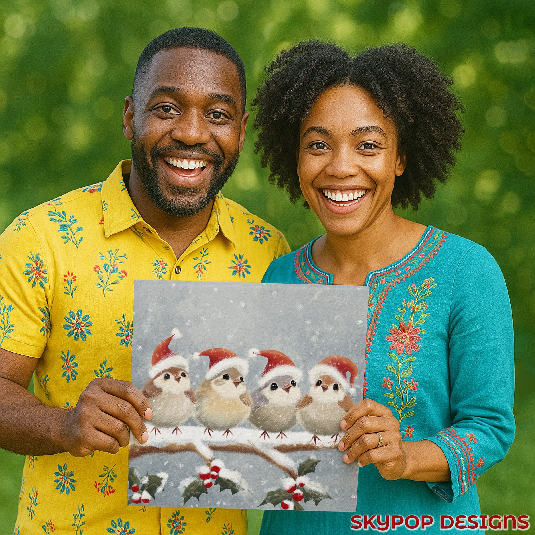 3.jpg Bird Christmas Art