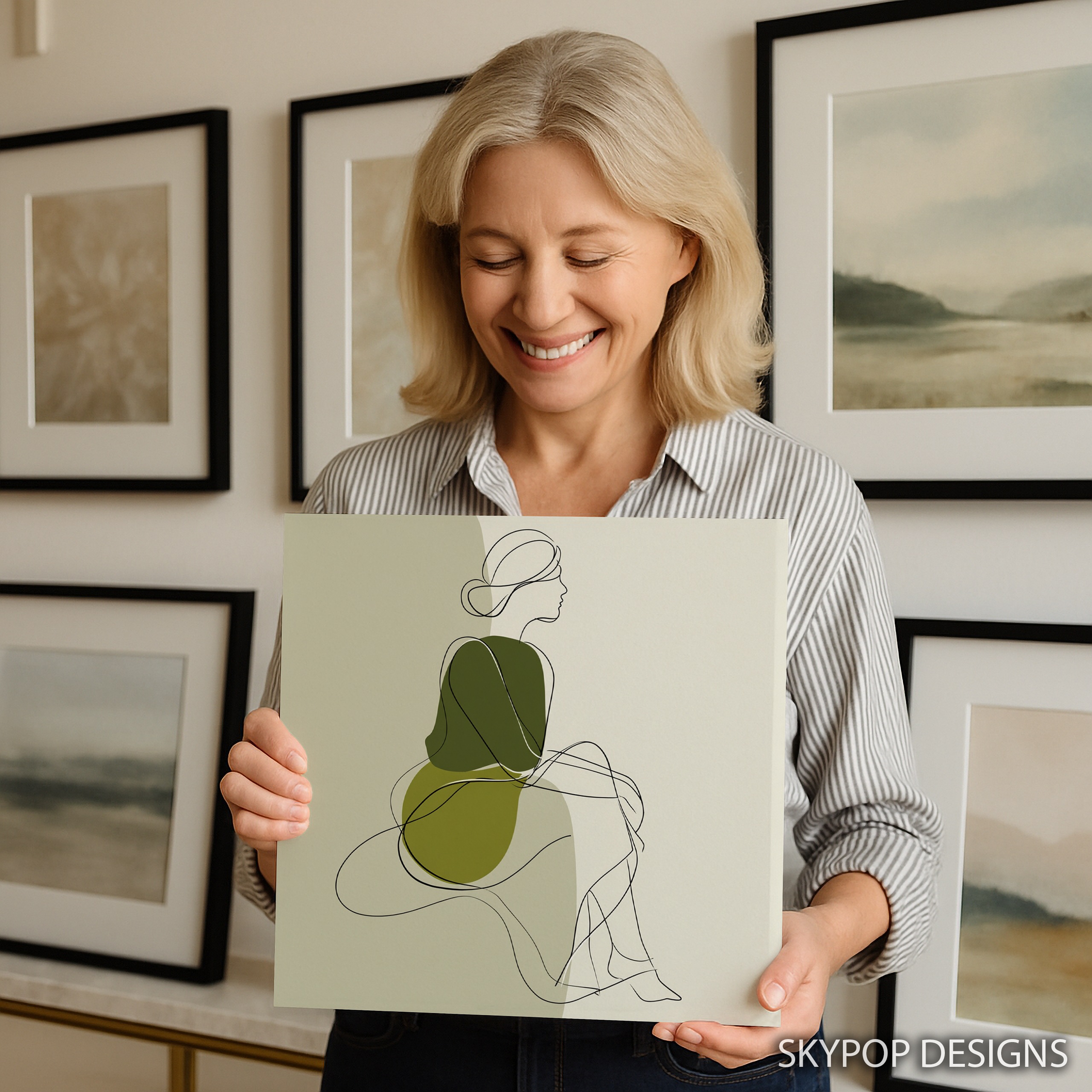 3.jpg Minimalist Woman Silhouette Art