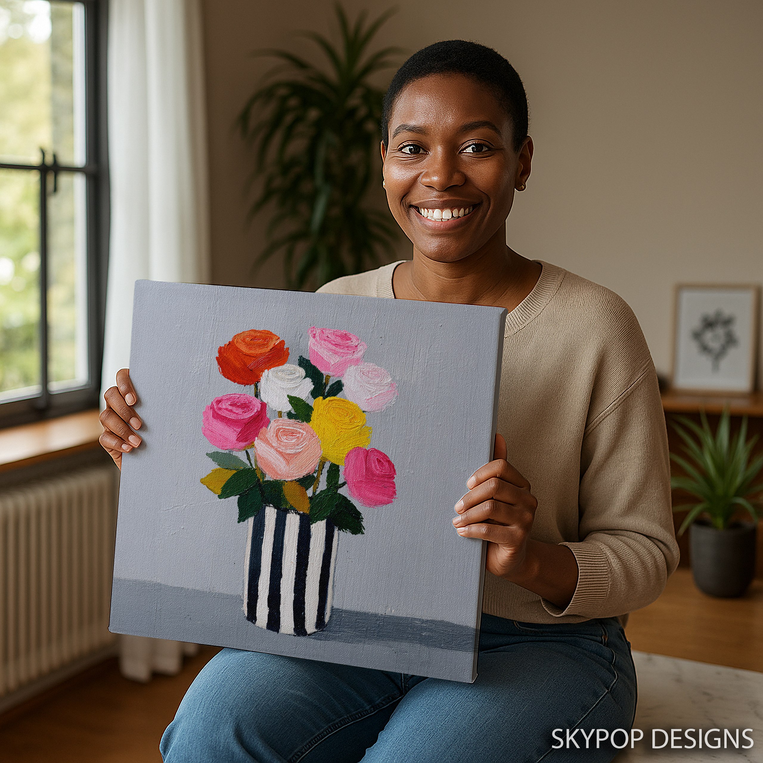 3.jpg Colorful Roses Art