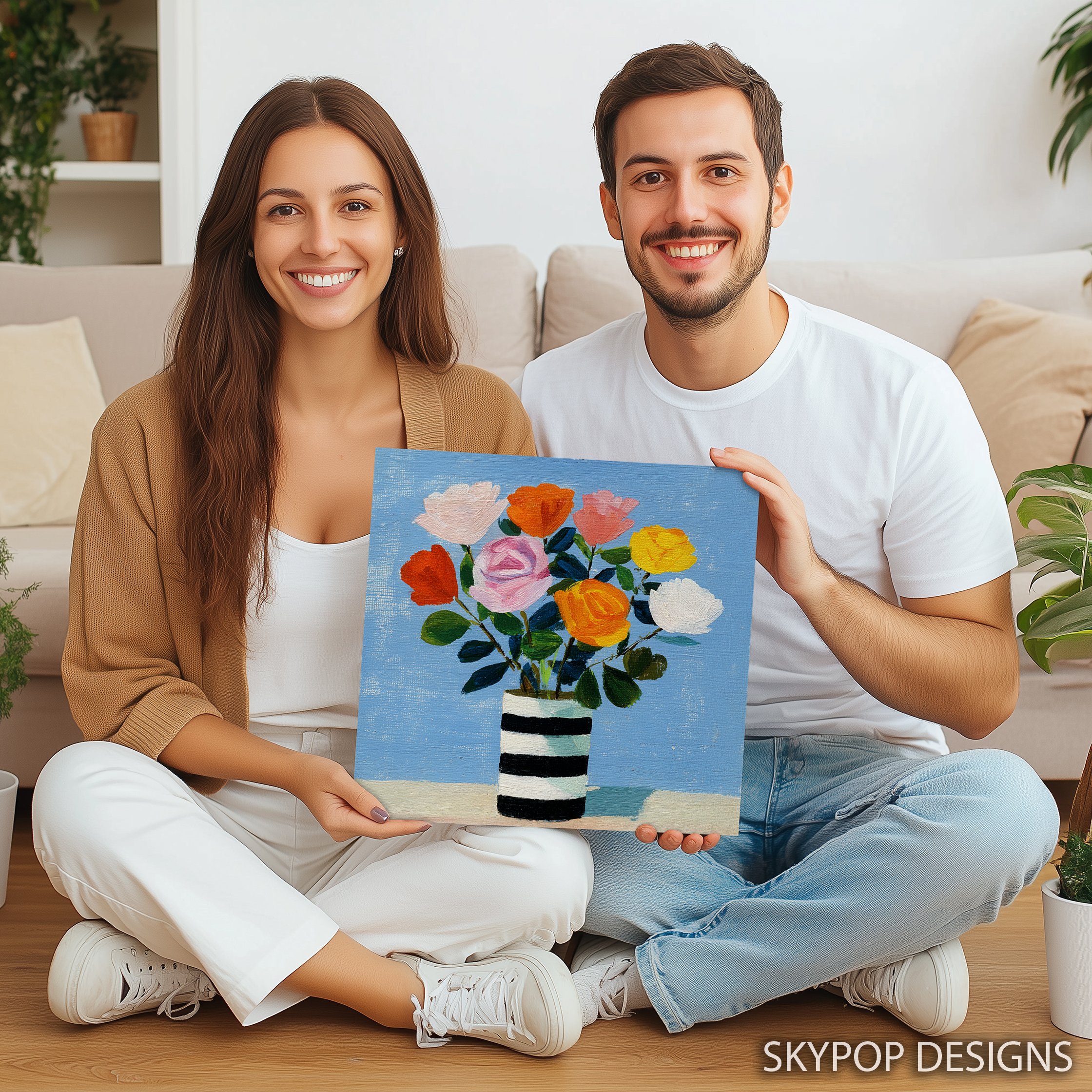 3.jpg Colorful Flower Bouquet Art