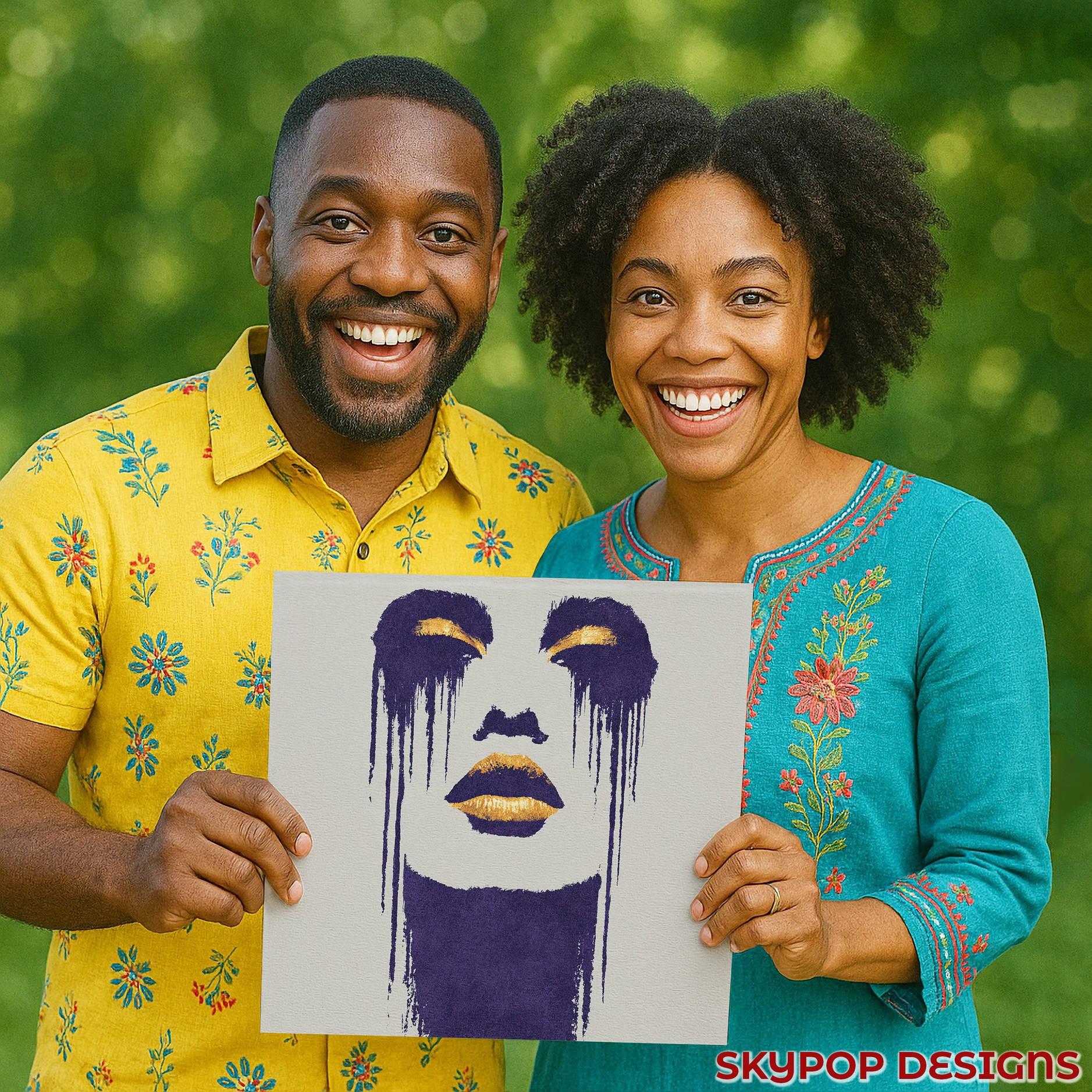 3.jpg Dripping Gold Lips Art
