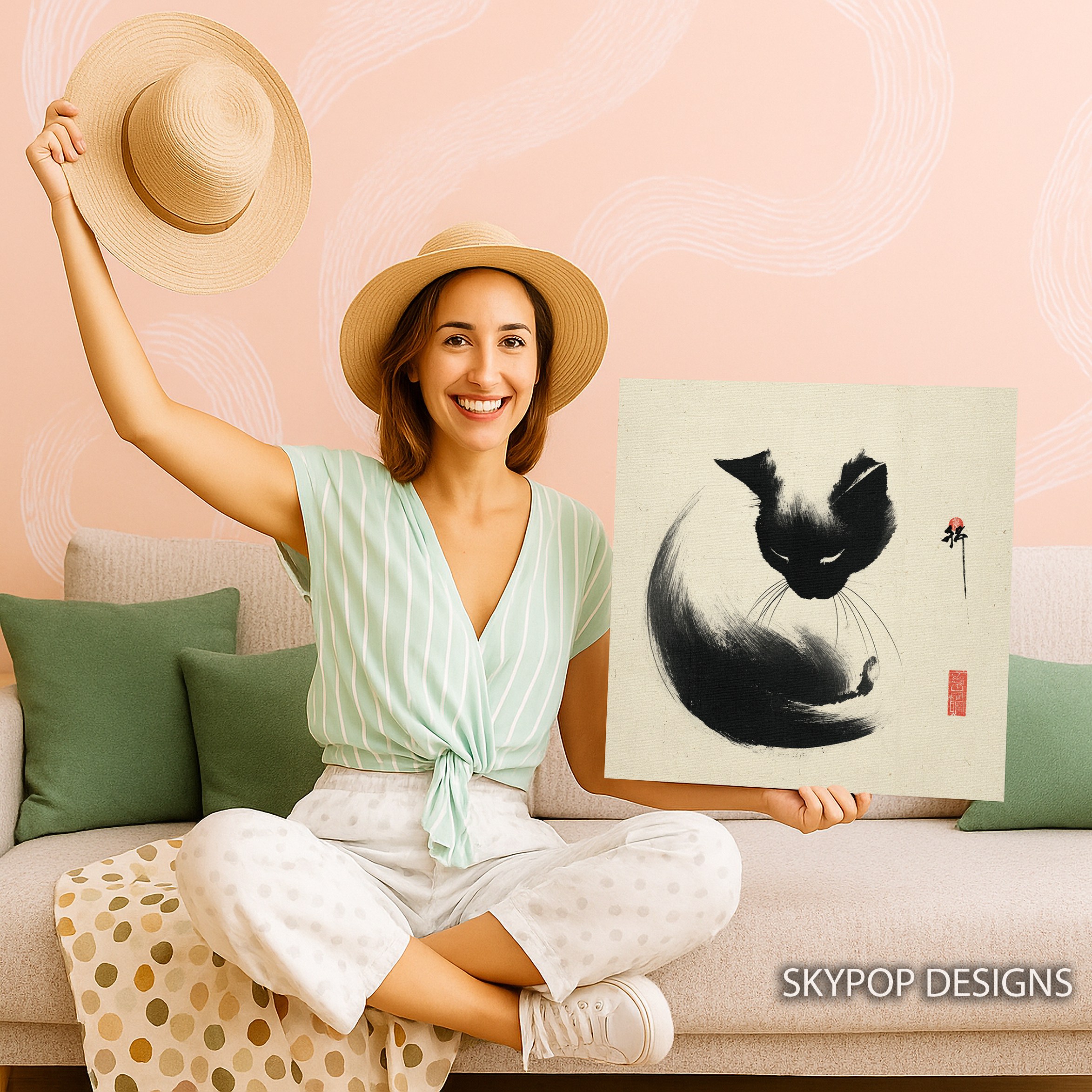 3.jpg Siamese Cat Art