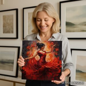 Passionate Dancer Red Art