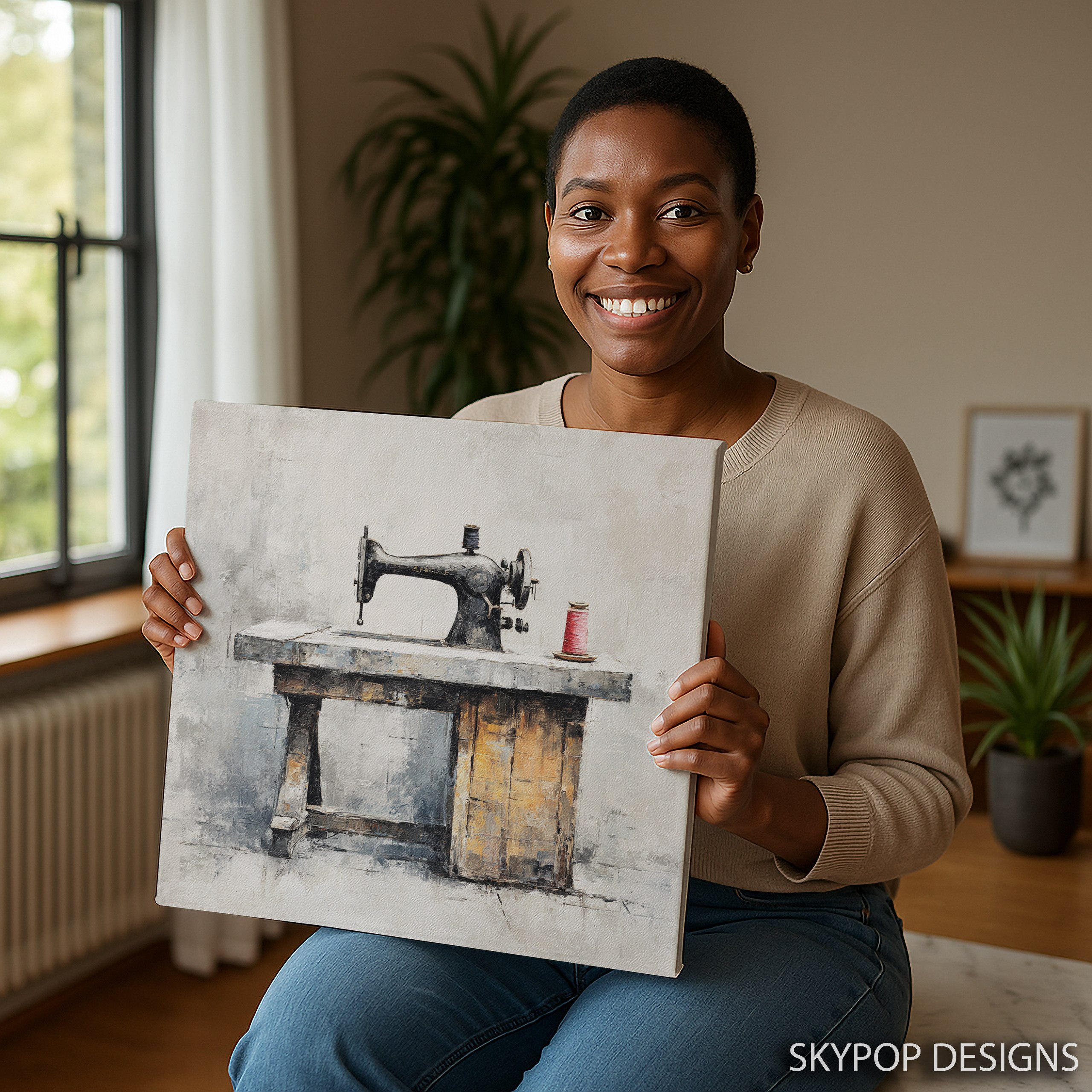3.jpg Vintage Sewing Machine Art