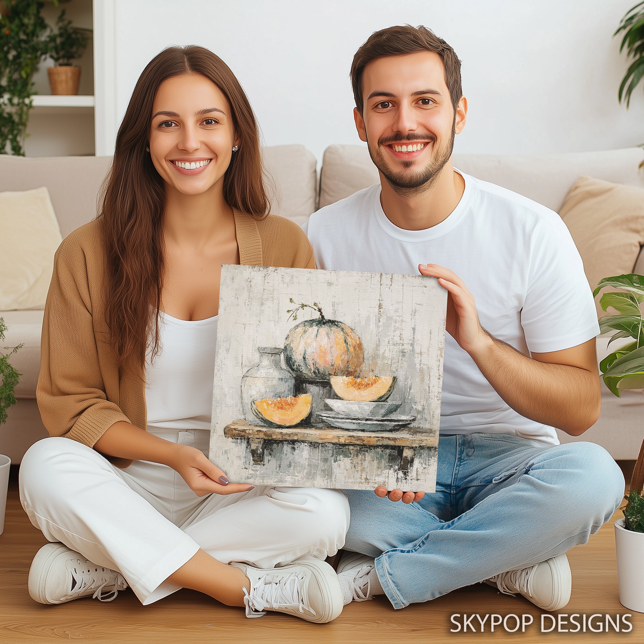 3.jpg Rustic Melon Still Life Art